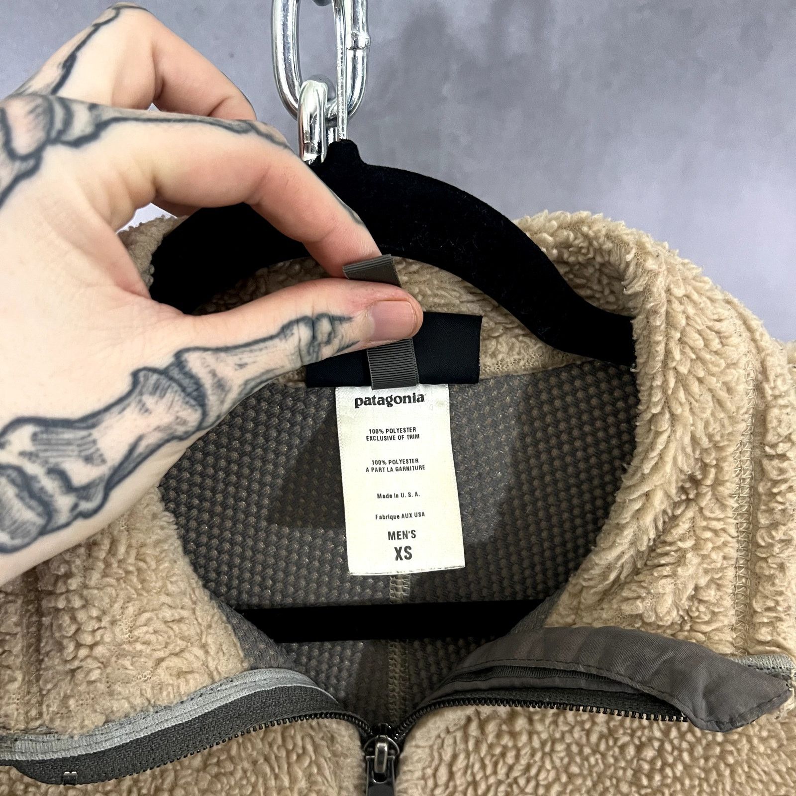 Patagonia Vintage Patagonia Retro X Deep Pile Teakwood Brown 90s USA Size US XS / EU 42 / 0 - 2 Thumbnail