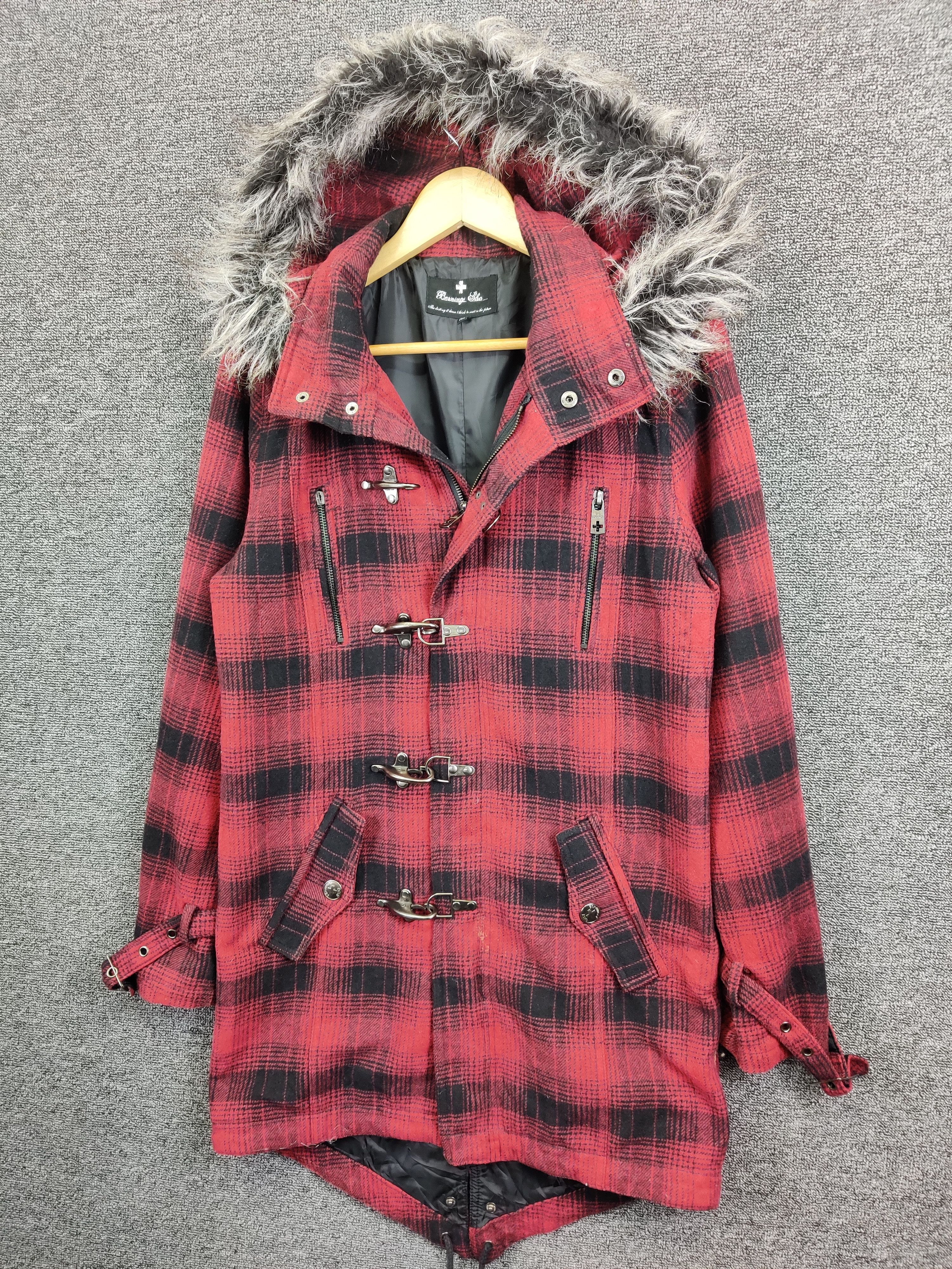 BERNINGS SHO Vintage Berning Sho Wool Fireman Fur Parka Fishtail Size US M / EU 48-50 / 2 - 2 Thumbnail
