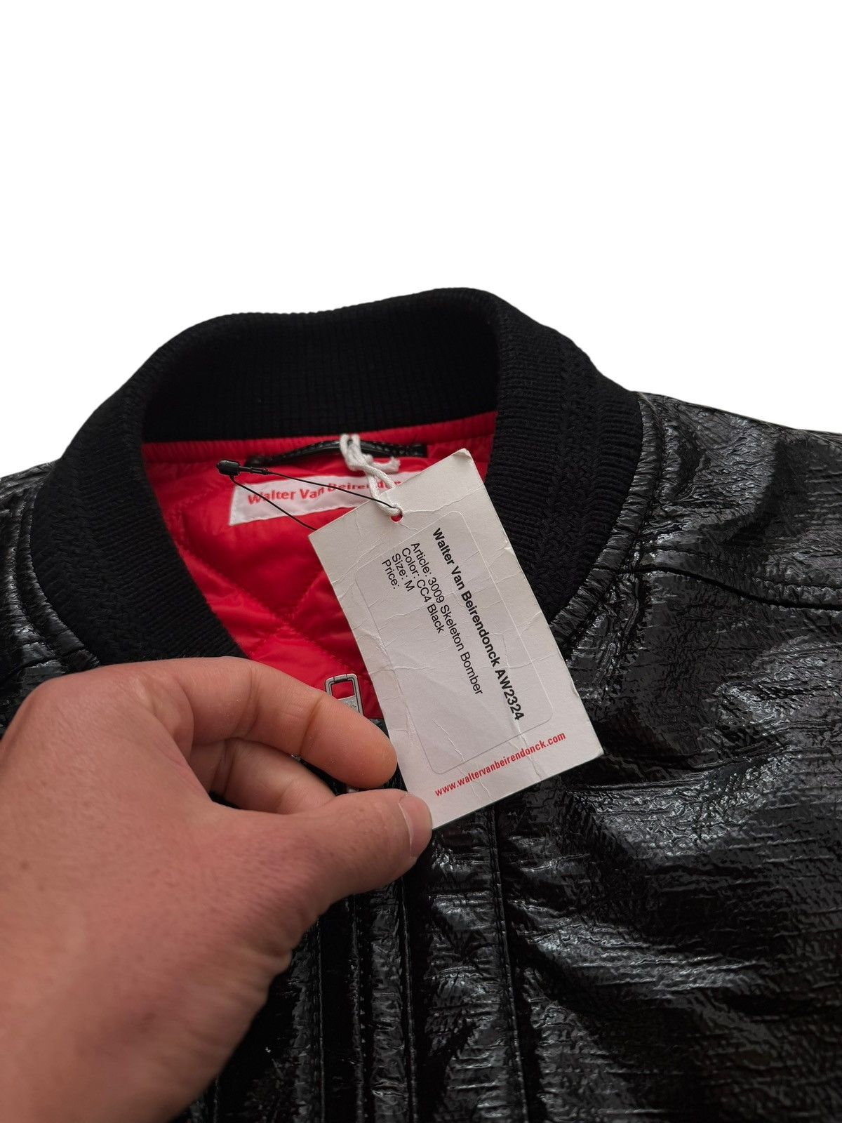 Walter Van Beirendonck Skeleton Rib Cut Out Bomber Jacket Size US M / EU 48-50 / 2 - 7 Thumbnail