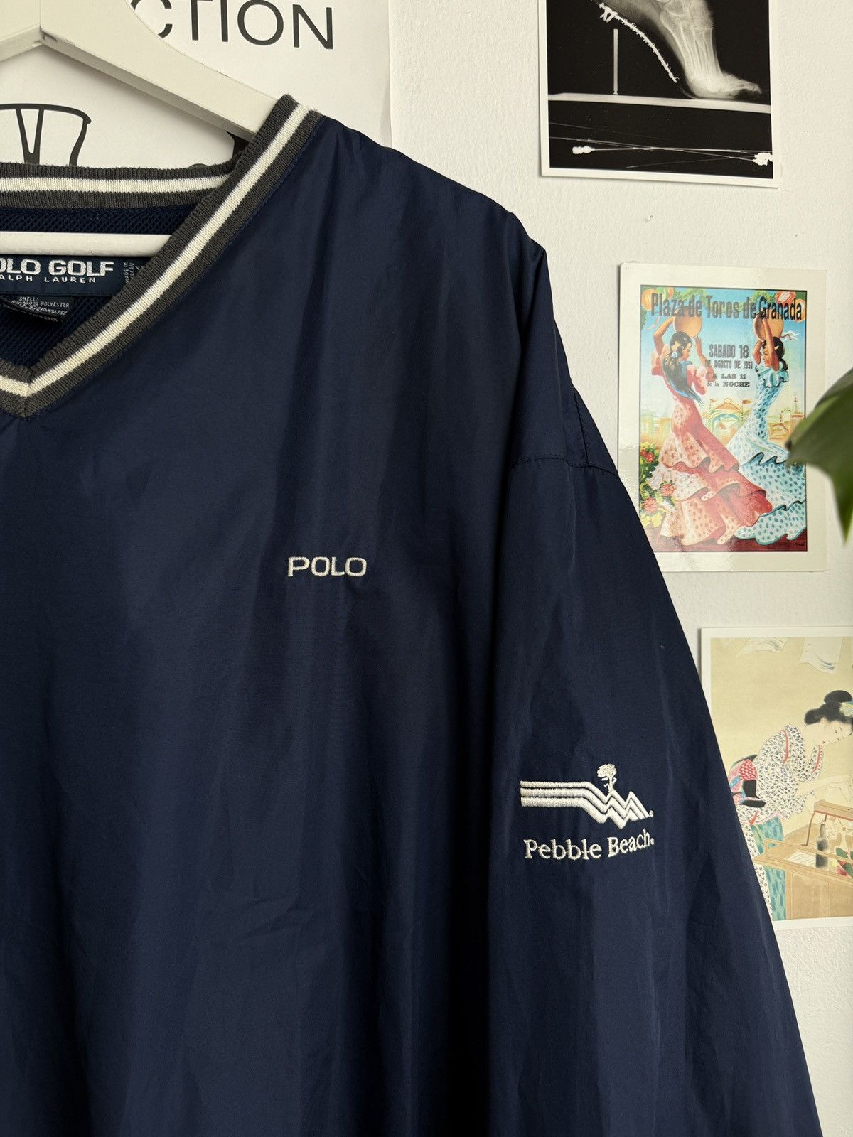 Designer × Polo Ralph Lauren × Ralph Lauren Polo Ralph Lauren golf v-neck sweatshirt XL old money baggy Size US XL / EU 56 / 4 - 4 Thumbnail