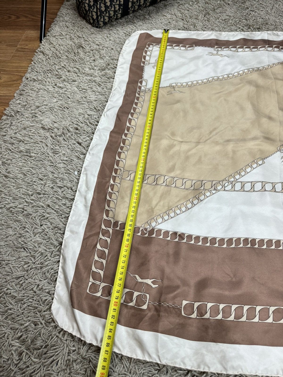 Trussardi Vintage silk scarf Trussardi original luxury rare item Size ONE SIZE - 4 Thumbnail