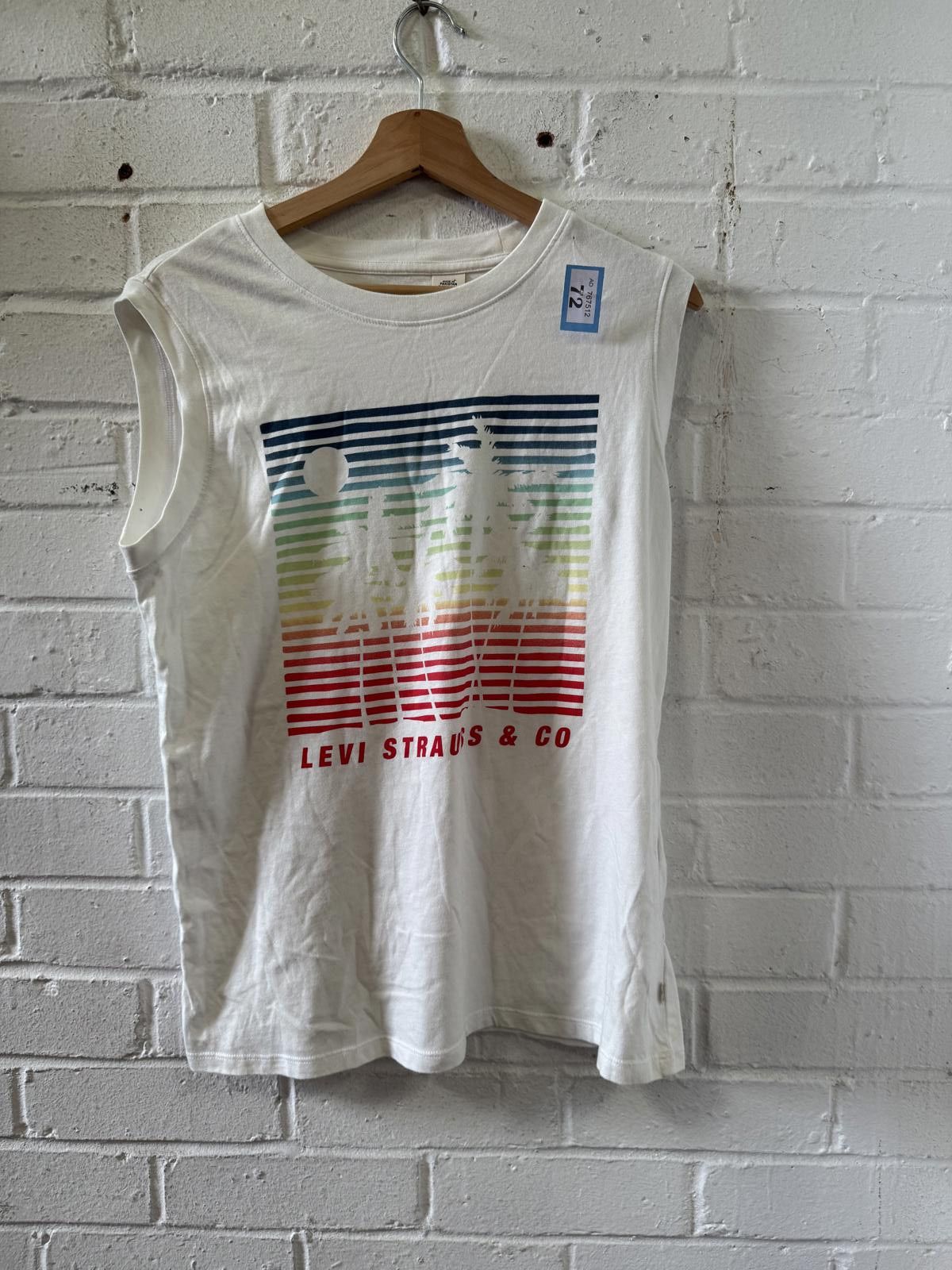 Designer Levi Strauss & Co. Men's Sleeveless Graphic Tee Size ONE SIZE - 5 Thumbnail