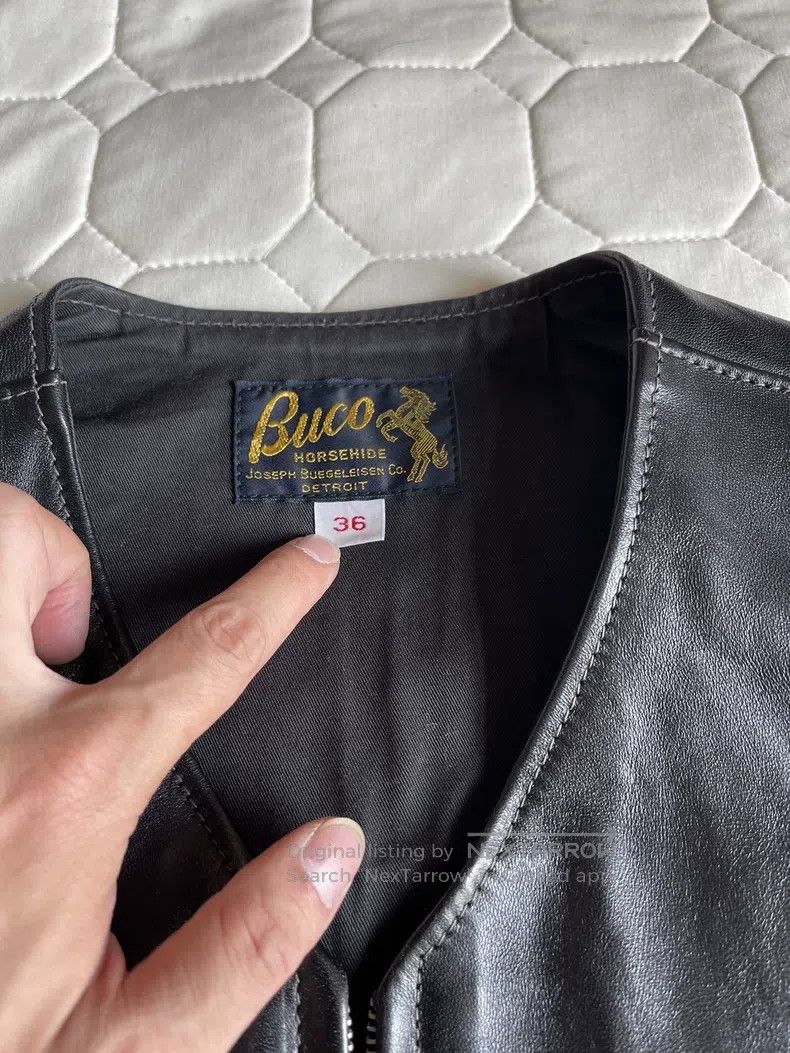Buco Buco Horse leather zipper vest Size US S / EU 44-46 / 1 - 3 Thumbnail