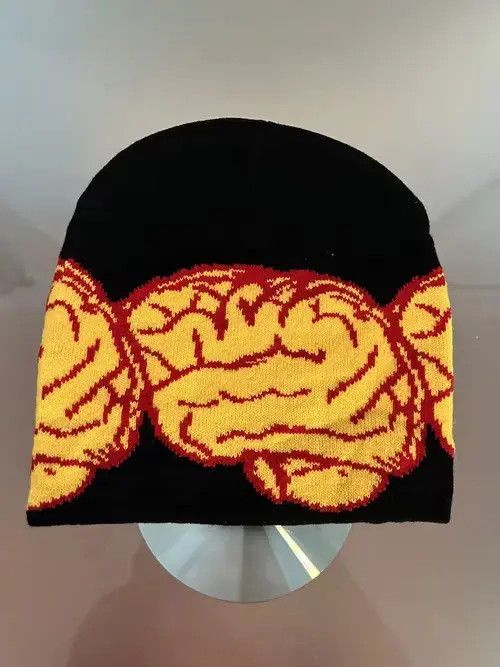 Other Y2K Brain Beanie (yellow) Size ONE SIZE - 1 Thumbnail