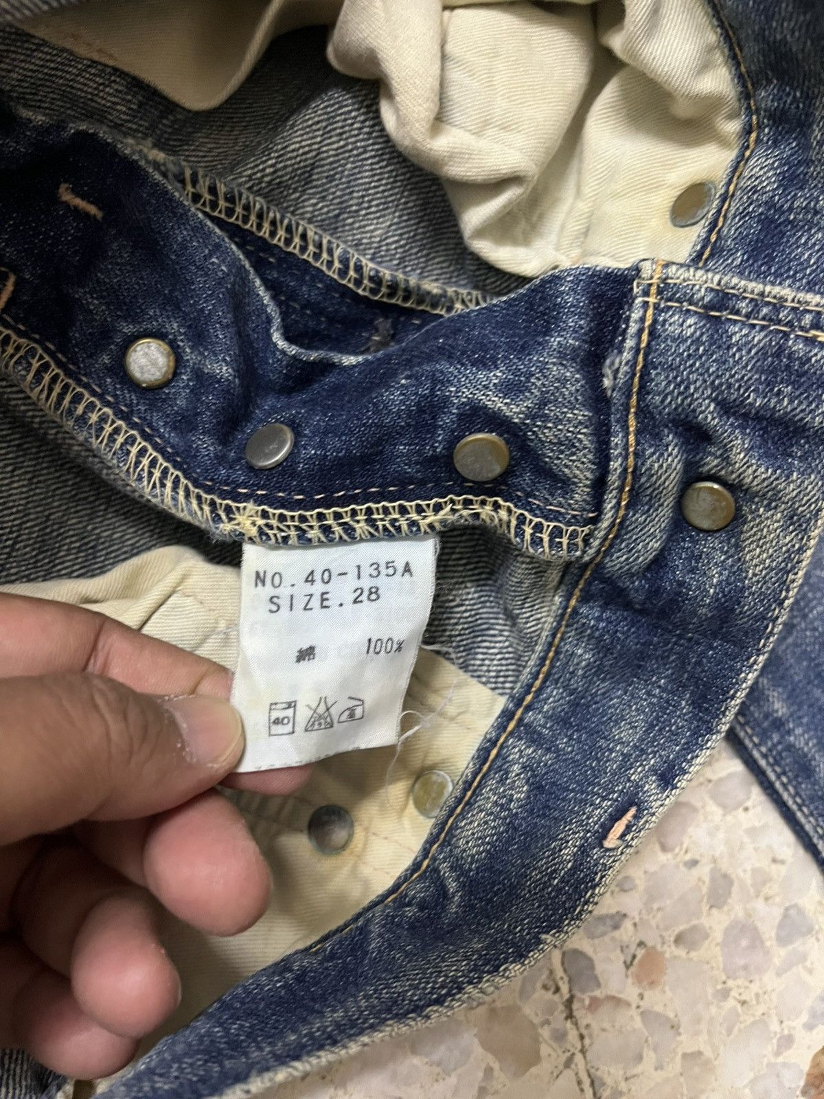 Spellbound Vintage Japanese brand spellbound distressed denim Size US 30 / EU 46 - 6 Thumbnail
