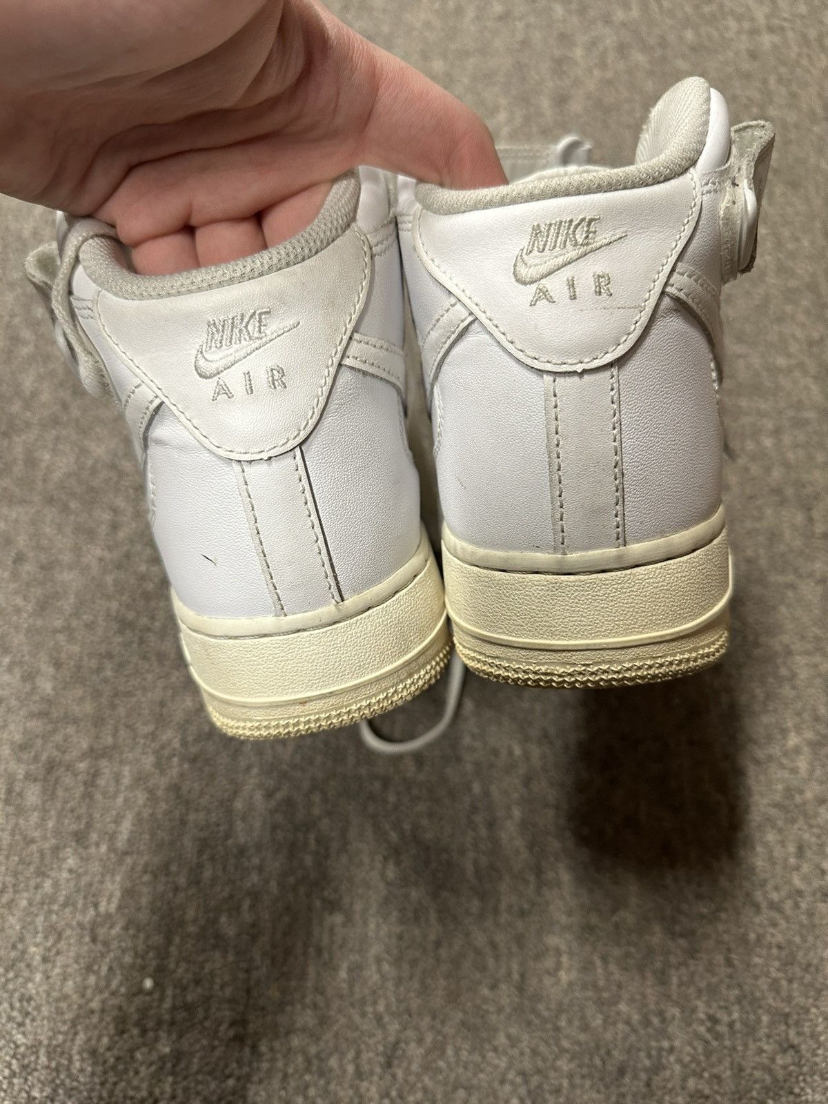 Nike AF1 mid white Size US 8.5 / EU 41-42 - 3 Thumbnail