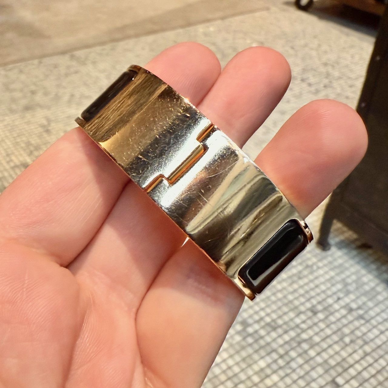 Hermes Hermès Black Enamel GHW Clic Clac H Bracelet Size ONE SIZE - 7 Thumbnail