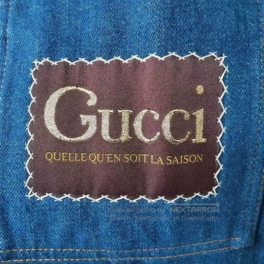 Gucci Gucci Women's Lapel Denim Jacket. Size M / US 6-8 / IT 42-44 - 3 Thumbnail