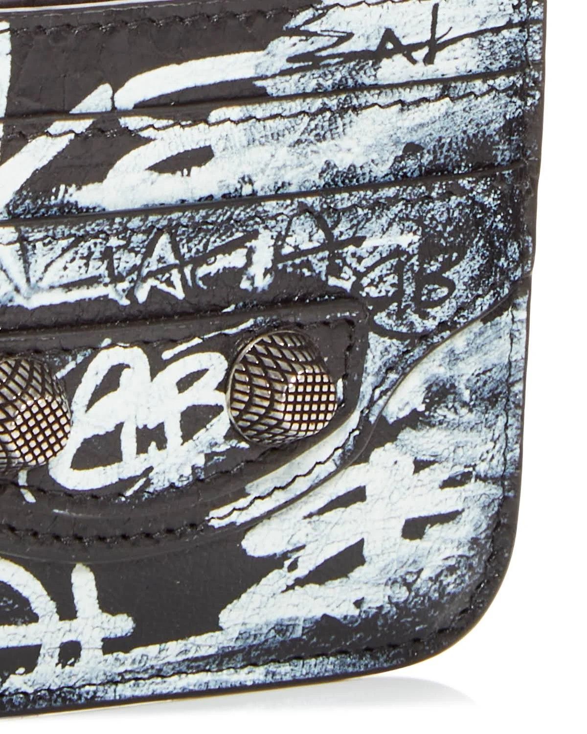 Balenciaga o1bcso1str1124 Size: OS / Le Cagole Card Holder Graffiti Size ONE SIZE - 8 Thumbnail