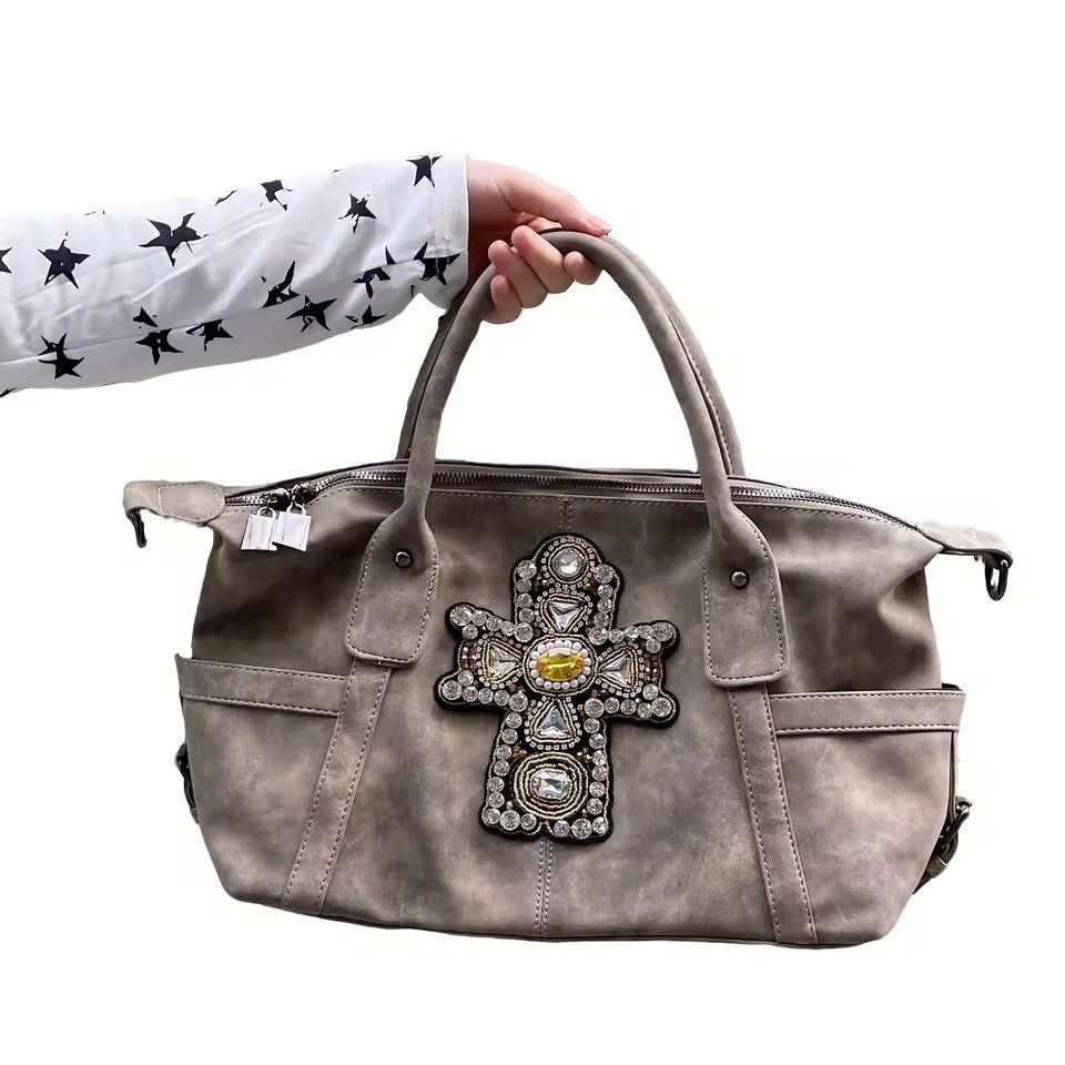 Other Y2K Vintage Cross Tote Bag / Large Harajuku Goth Size ONE SIZE - 3 Thumbnail