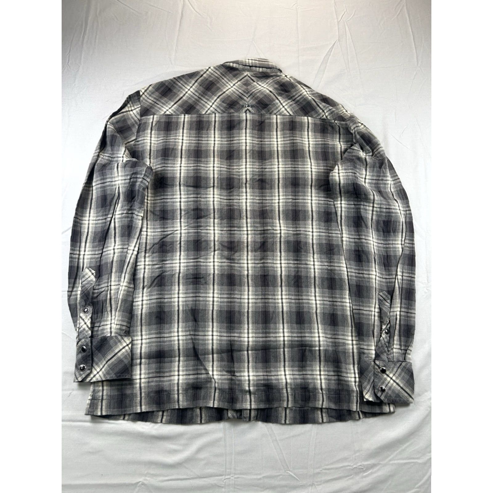 Vintage Kuhl Pearl Snap Shirt Plaid Long Sleeve Large Hiking Outdoor Men Size US L / EU 52-54 / 3 - 2 Thumbnail