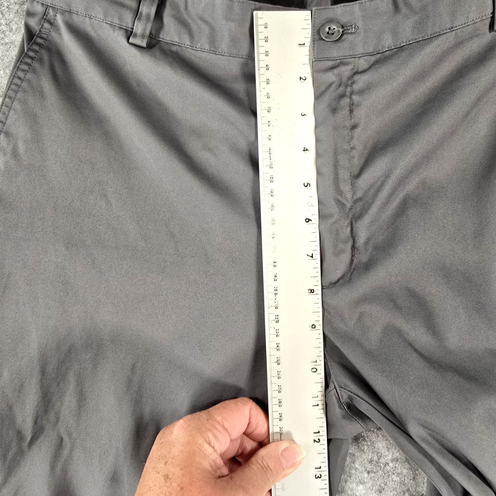 Nike Nike Golf Pants Mens 36x34 Flat Front Chino Gray Lightweight Dri-Fit Size US 36 / EU 52 - 7 Thumbnail