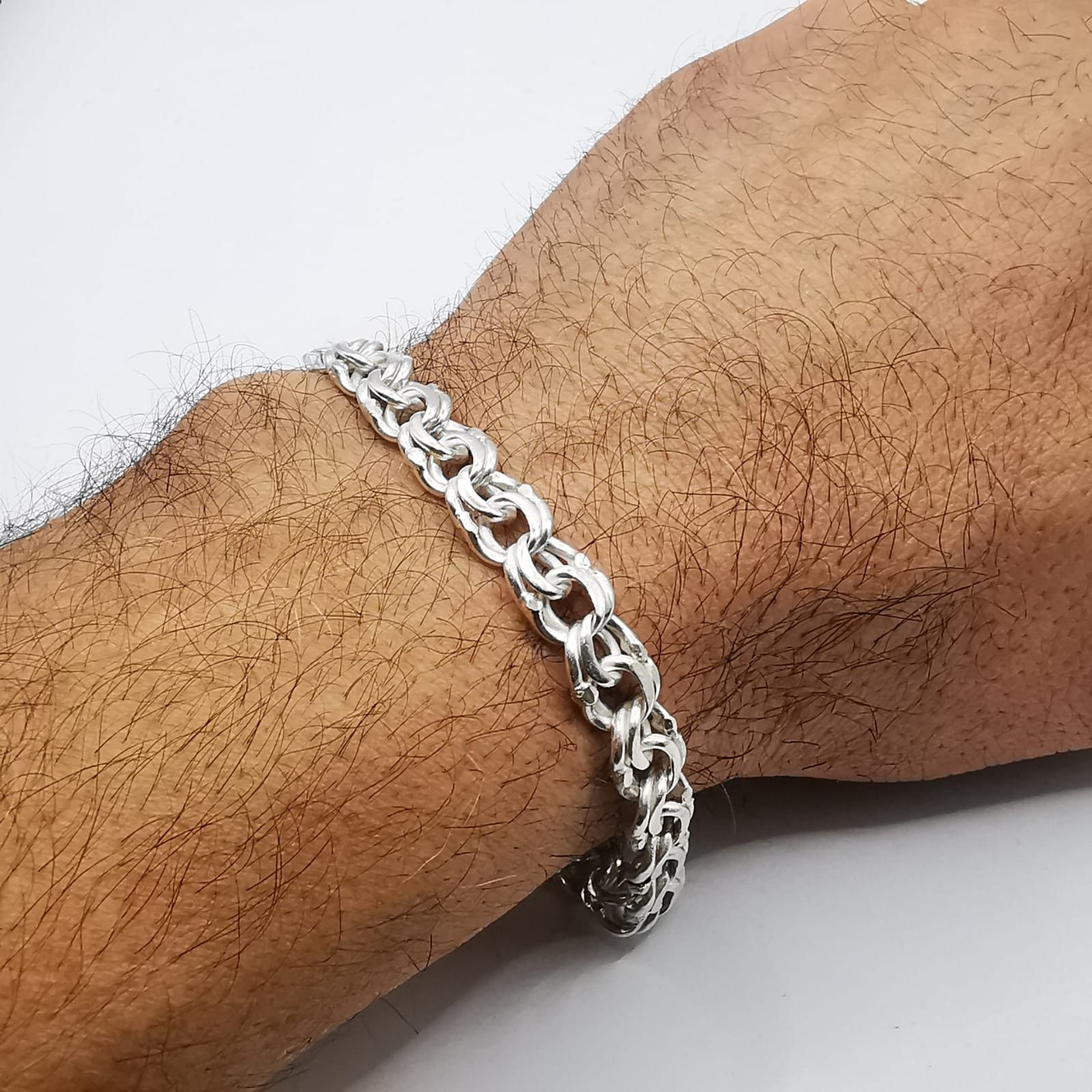 Vintage Vintage Bracelet Jewelry,925 Sterling Silver,Handmade 26,46g Size ONE SIZE - 5 Thumbnail