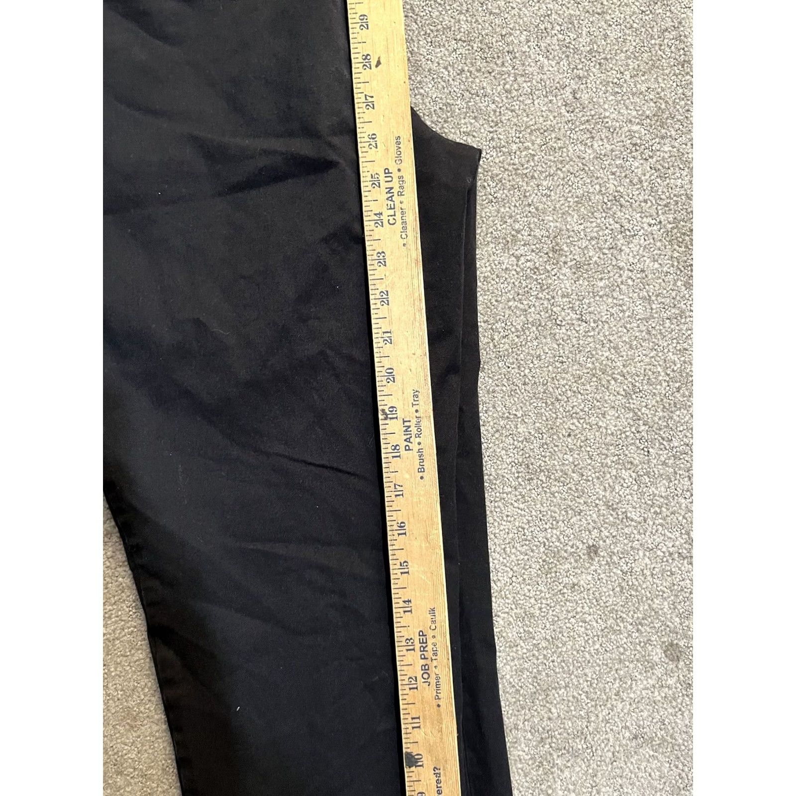 Talbots Talbots Chatham Ankle Pants Womens 10 Black Stretch Tapered Pant Size 32" / US 10 / IT 46 - 6 Thumbnail