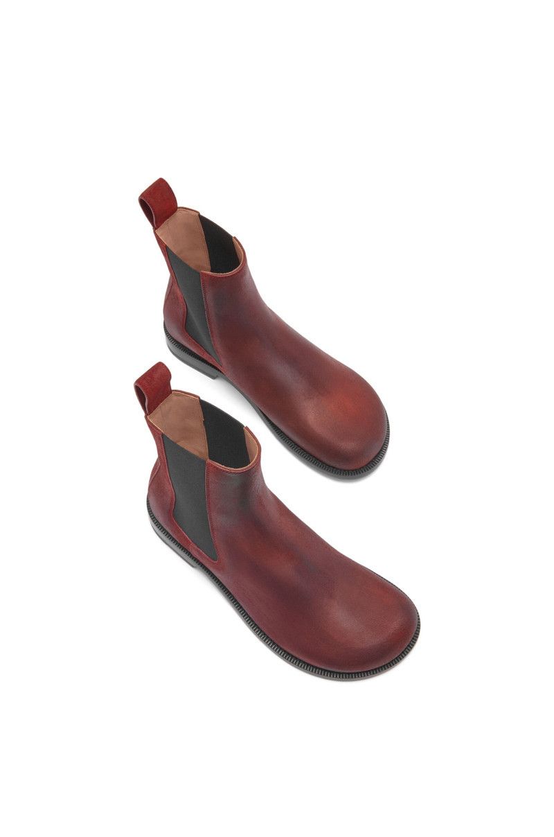 Loewe o1in1g0426 Campo Chelsea Boots in Rust Size US 9 / IT 39 - 4 Thumbnail