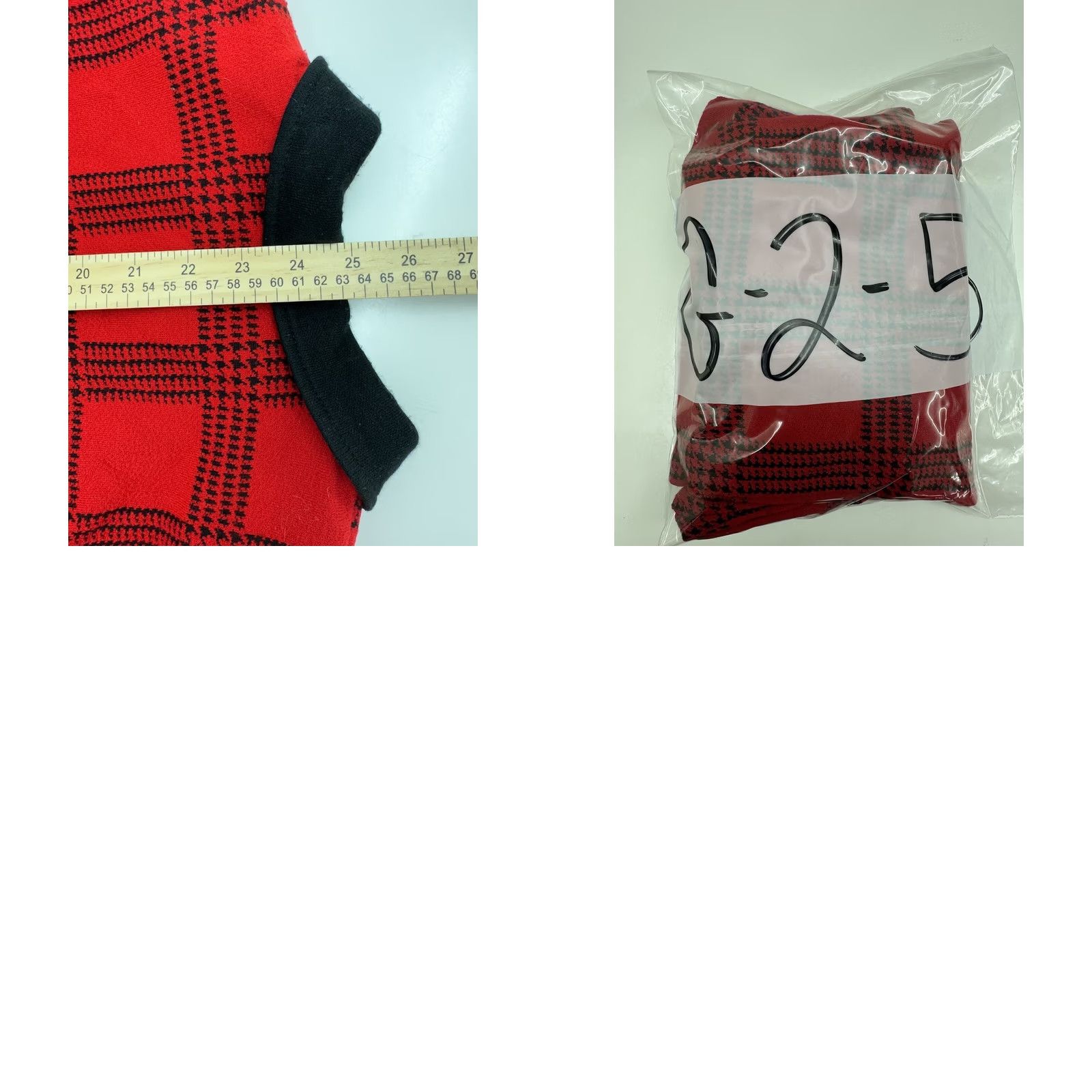 George VINTAGE? No — [George] Womens Red and Black Plaid Long Sleeve Button Up Knit Sweater M Size Size M / US 6-8 / IT 42-44 - 9 Thumbnail