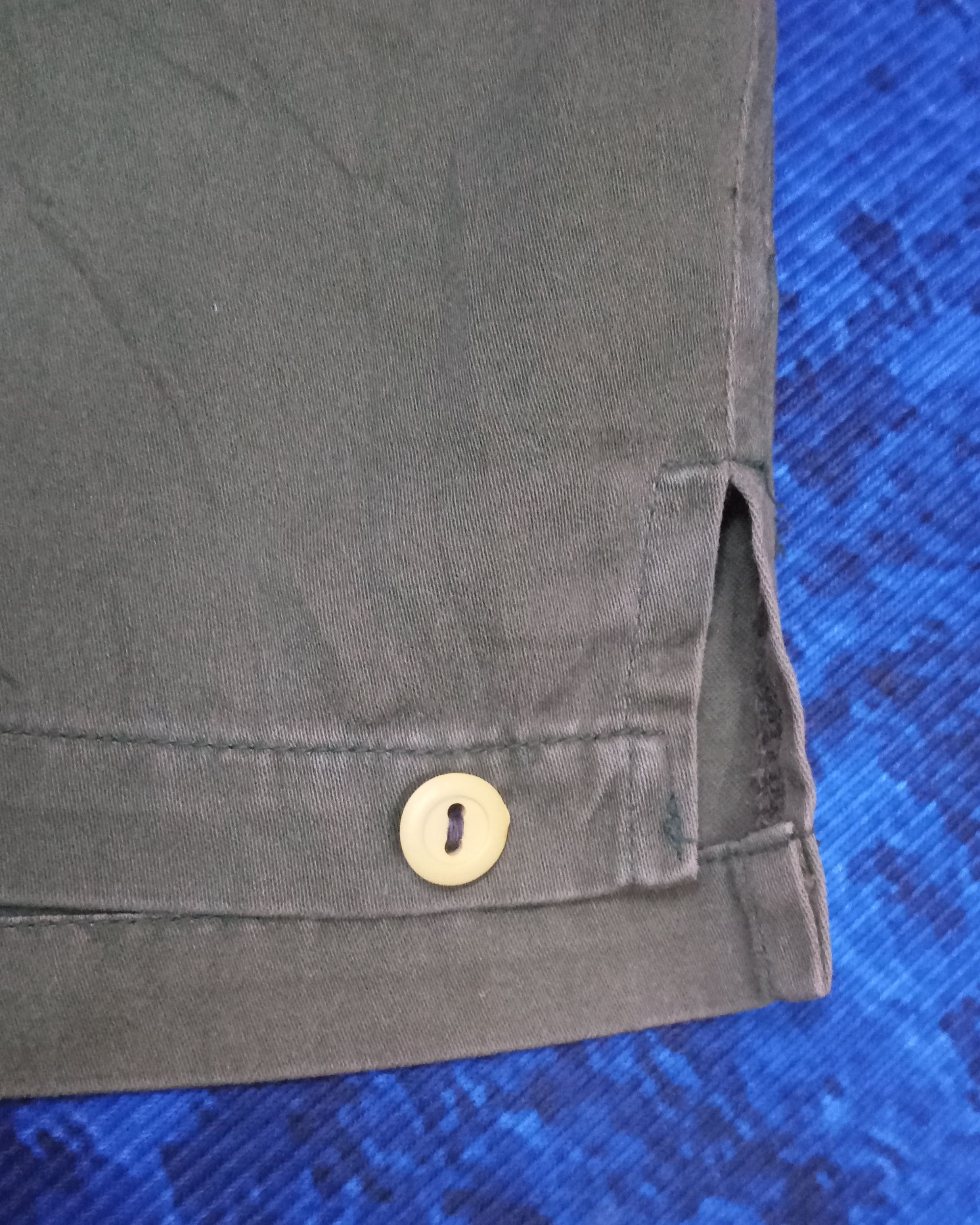 Japanese Brand E'travail Privateroad Open Collar Rare Design Work Shirt Size US L / EU 52-54 / 3 - 8 Thumbnail