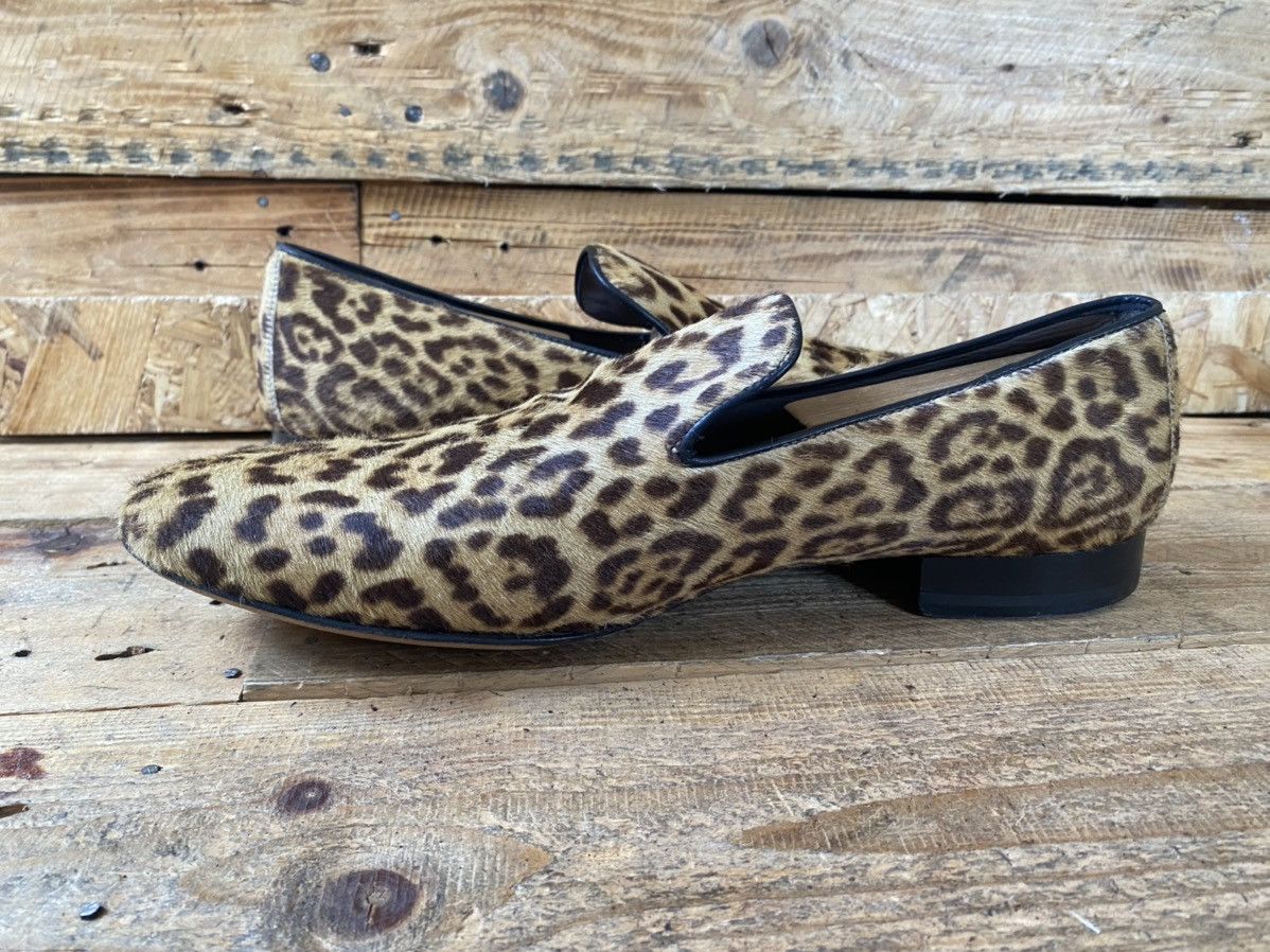 Designer × Saint Laurent Paris × Yves Saint Laurent Saint Laurent leopard print slip on casual loafers sz uk7.5 Size US 8.5 / EU 41-42 - 13 Thumbnail