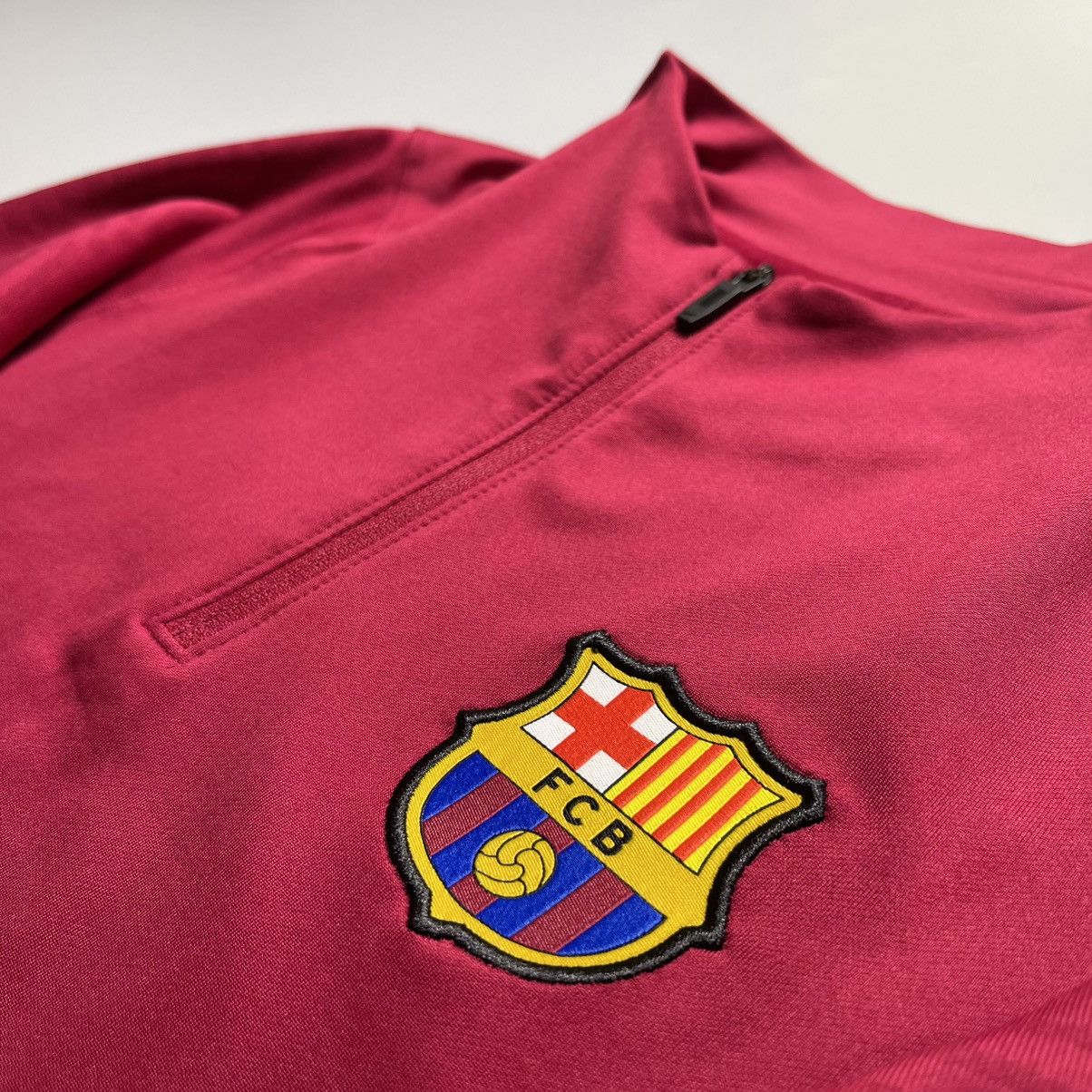 Nike × Vintage BARCELONA NIKE 2020/2021 FOOTBALL SOCCER TRAINING TRACK TOP Size US S / EU 44-46 / 1 - 5 Thumbnail