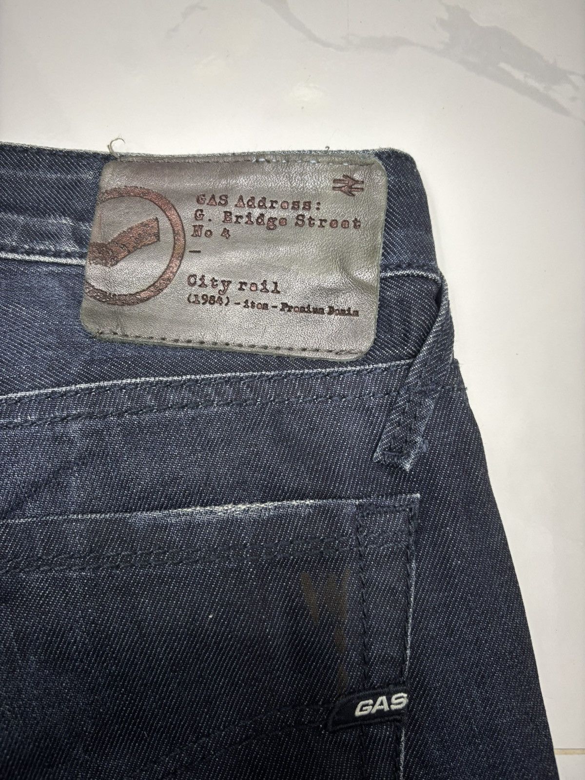 GAS × Hysteric Glamour GAS ADDRESS DARK DENIM STRAIGHT LEG JEAN Size US 32 / EU 48 - 11 Thumbnail