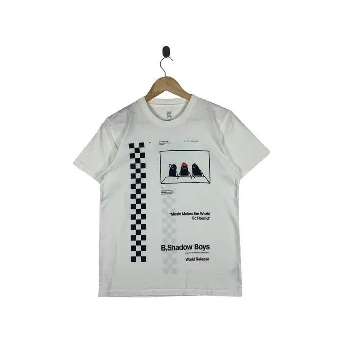 Vintage B. SHADOW BOYS Rap Hip Hop World Famous Graniph Tee Shirt Size US M / EU 48-50 / 2 - 1 Thumbnail
