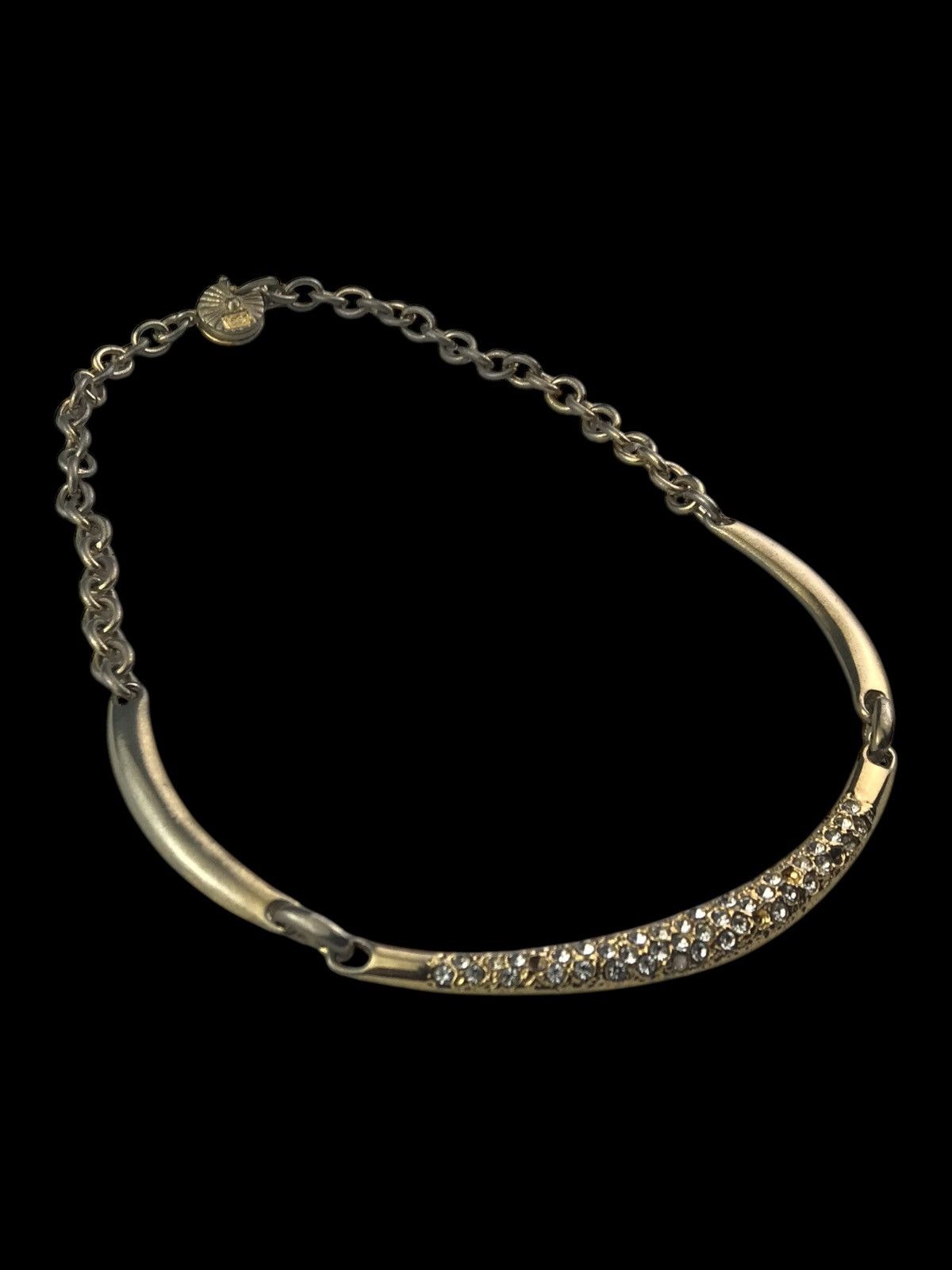 Saint Laurent Paris VINTAGE 80’s YVES SAINT LAURENT NECKLACE RHINESTONE Size ONE SIZE - 1 Thumbnail
