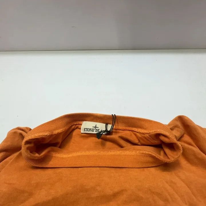 Stone Island Stone Island Orange Organic Cotton TShirt -2506 Size US XXL / EU 58 / 5 - 7 Thumbnail
