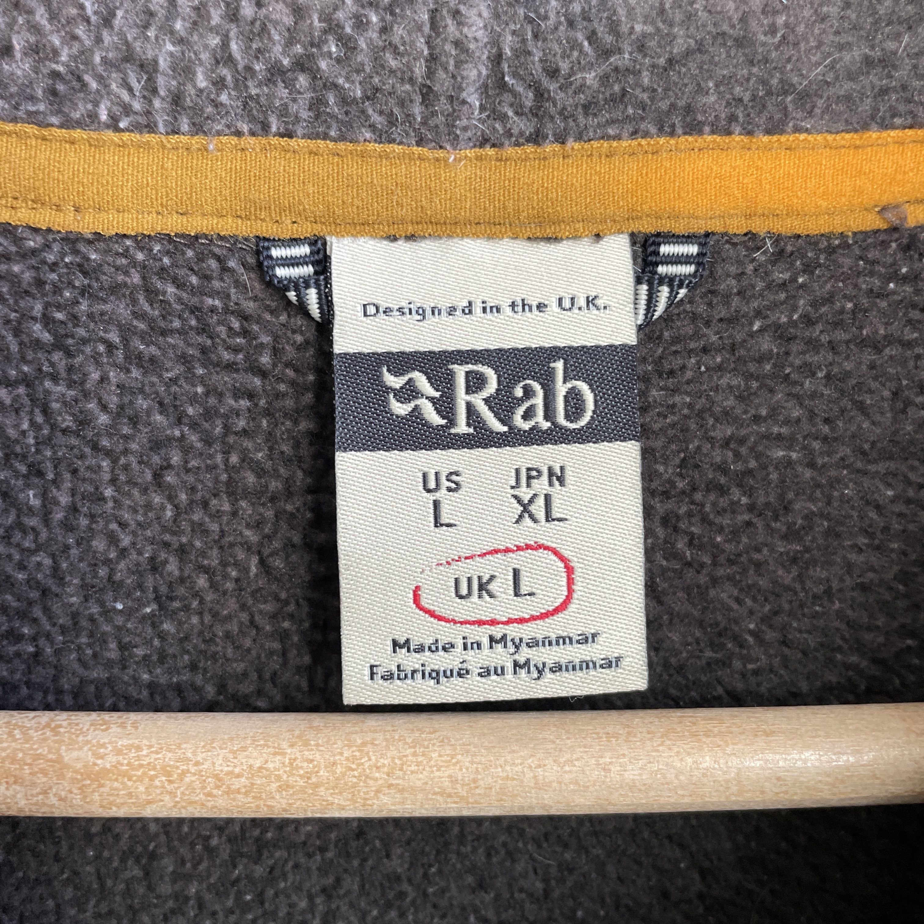 Rab Rab Quest Half Zip Fleece Brown Pullover Size L Size US L / EU 52-54 / 3 - 5 Thumbnail