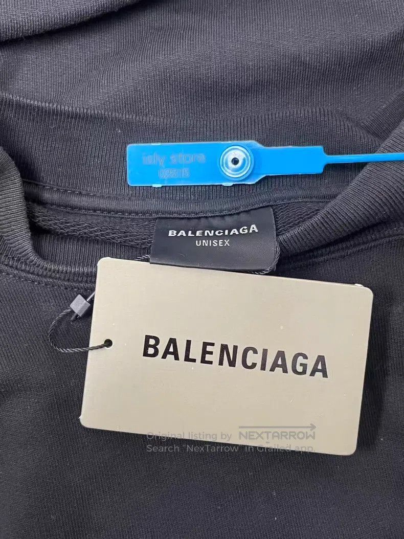 Balenciaga Balenciaga Letter Printed Casual Crewneck Long Sleeve Swea Size US S / EU 44-46 / 1 - 4 Thumbnail