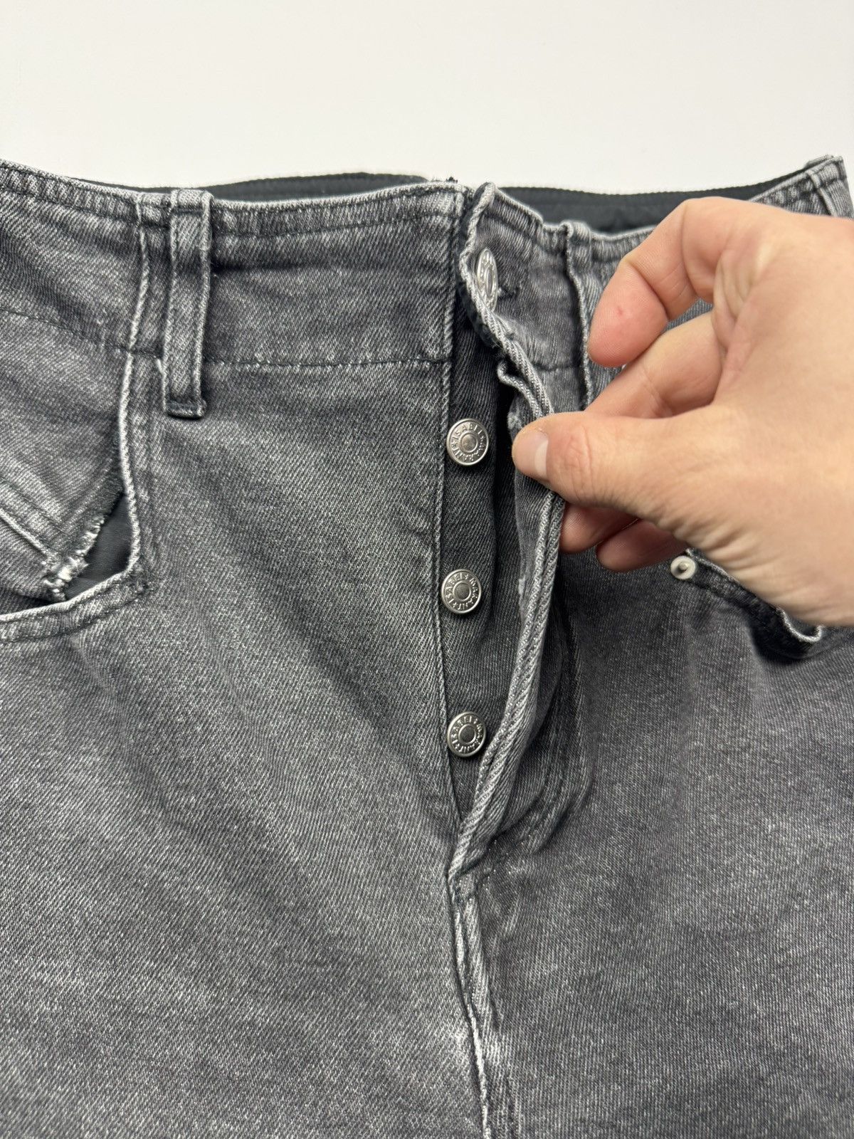 Isabel Marant Isabel Marant Gray Woman's Jeans Size 30" / US 8 / IT 44 - 4 Thumbnail