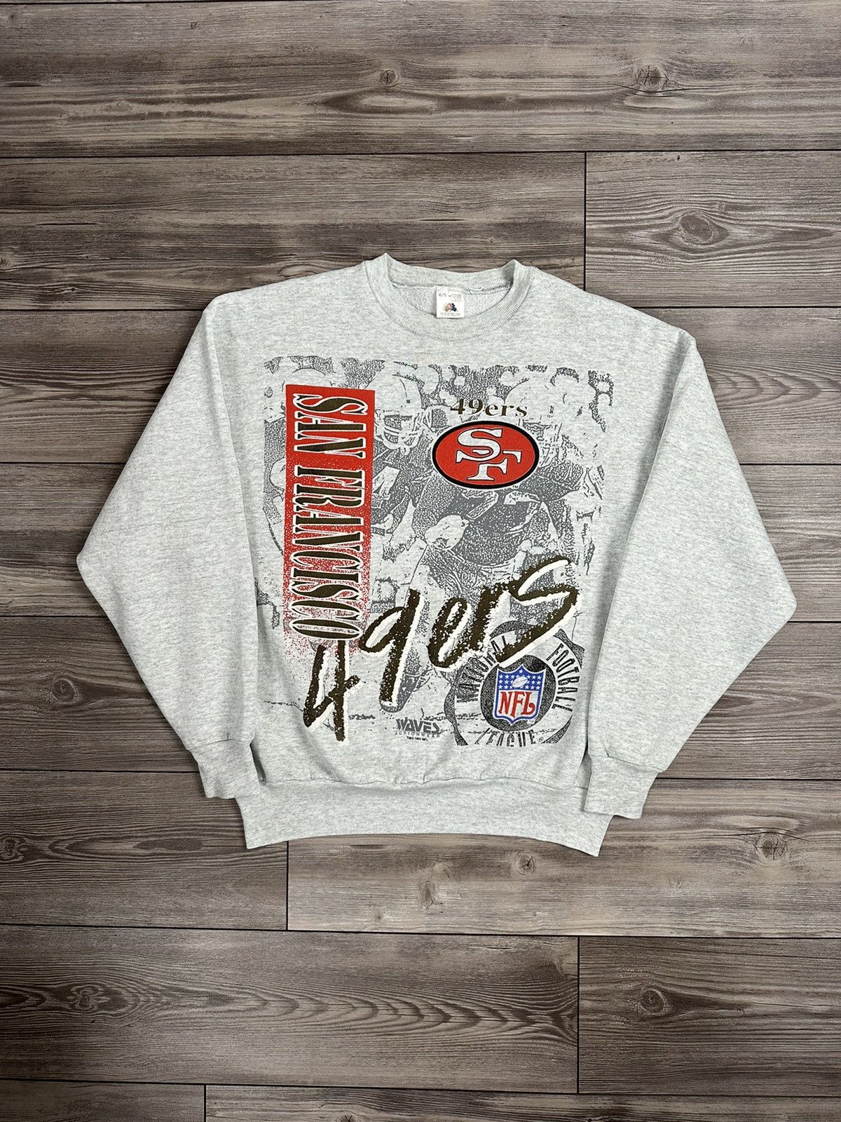 Fruit Of The Loom Vintage 90’s San Francisco 49ers NFL Crewneck Size US XL / EU 56 / 4 - 1 Thumbnail