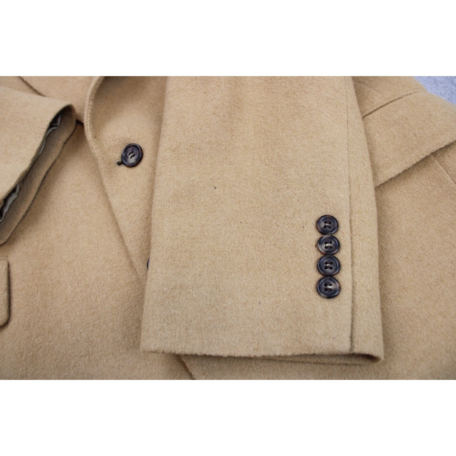 Jos. A. Bank Jos A Bank Blazer Mens 42S Beige Camel Hair Long Sleeve Size 42S - 8 Thumbnail