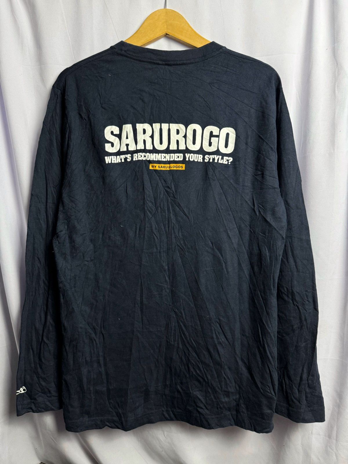 If Six Was Nine × Japanese Brand × Le Grande Bleu (L.G.B.) Japanese Sarurogo Your Style Long Sleeve Size US L / EU 52-54 / 3 - 3 Thumbnail