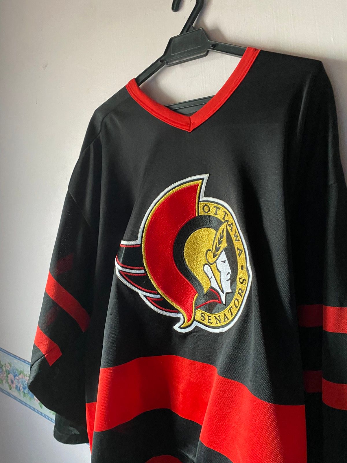 Vtg 90s Ottawa Senators CCM Hockey Jersey NHL L