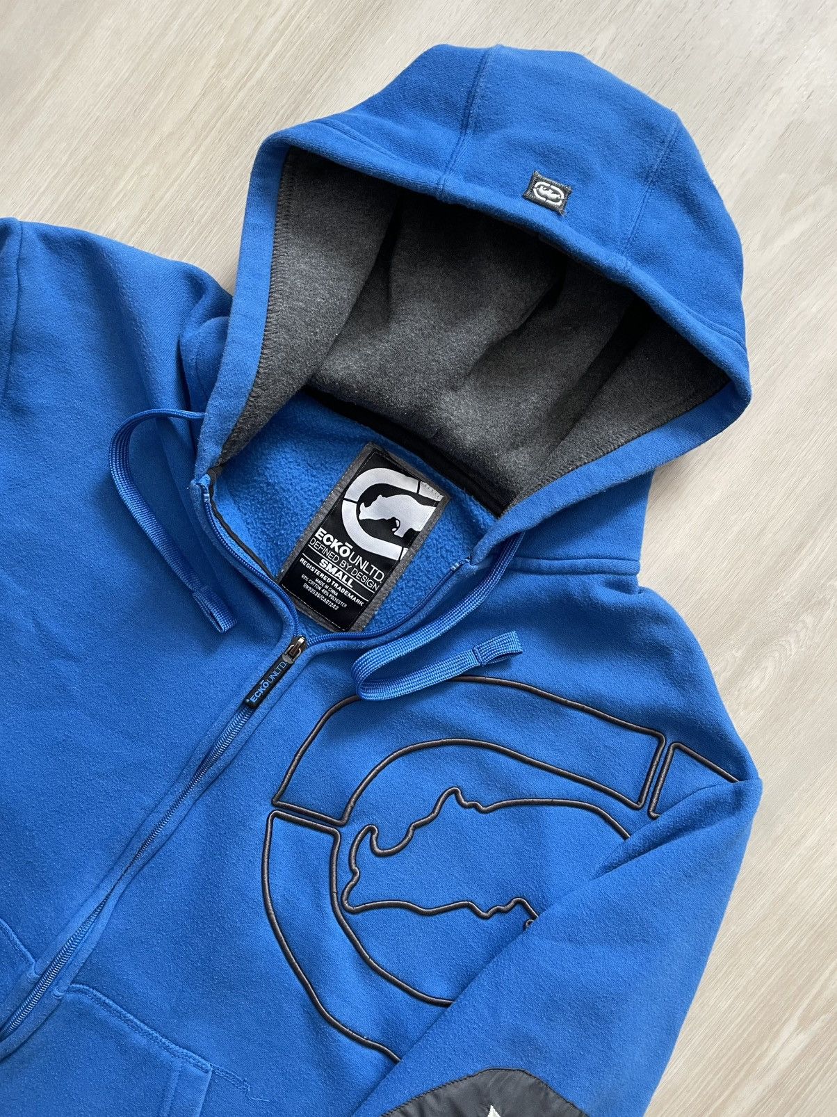 Ecko Unltd. VTG Y2K Ecko Big Logo Spellout Sleeve Hoodie Sz Small Size US S / EU 44-46 / 1 - 2 Thumbnail