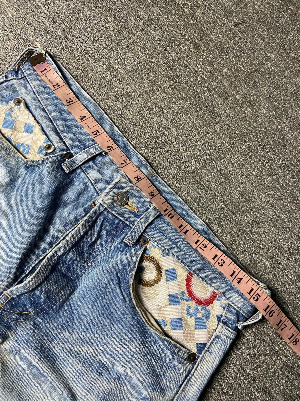 Takeo Kikuchi Vintage Takeo Kikuchi Patchwork Denim Jeans (162) Size US 31 - 7 Thumbnail