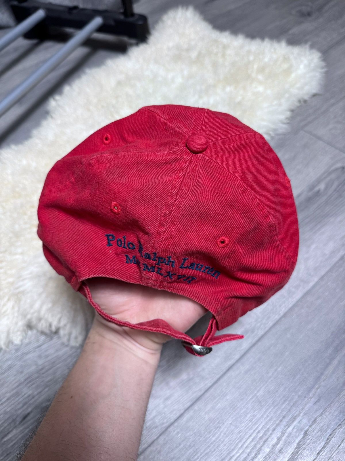 Vintage Polo Ralph Lauren Vintage Big Logo Mens Cap Size ONE SIZE - 7 Thumbnail