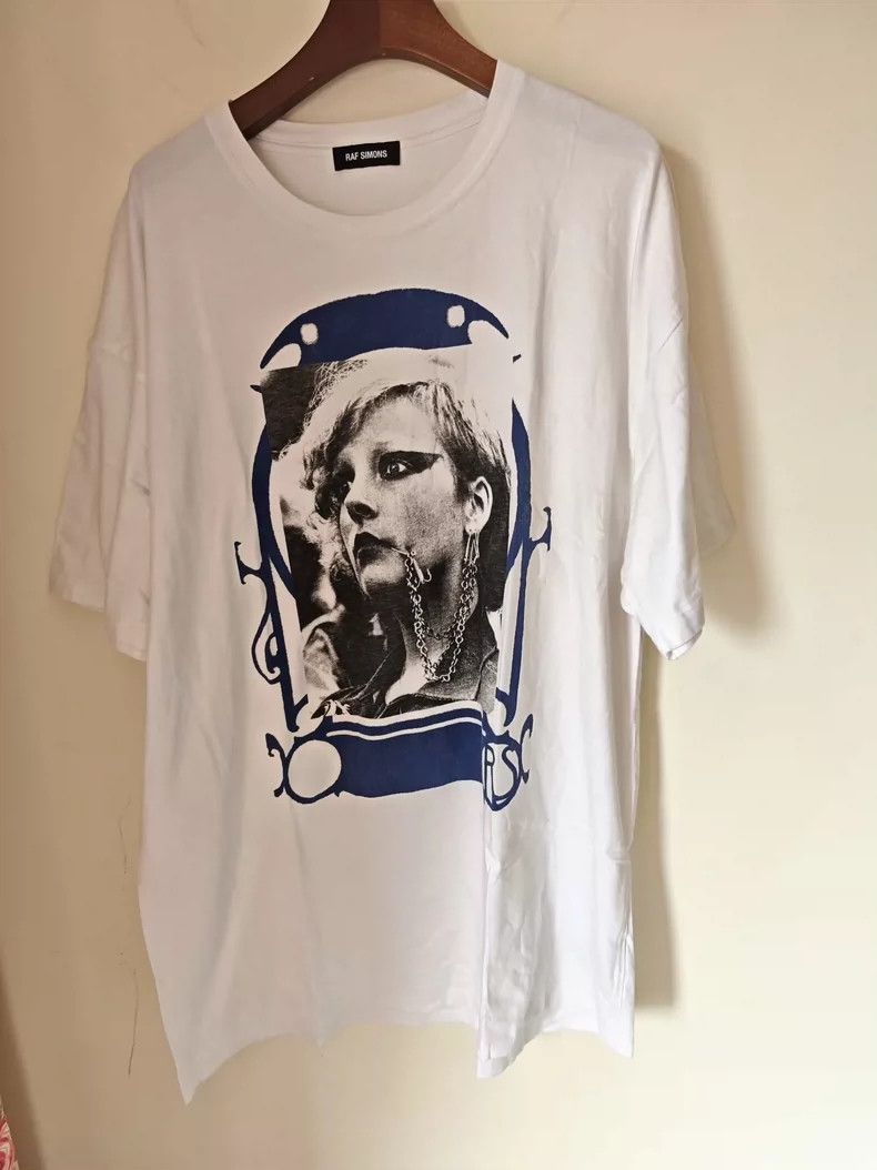 Raf Simons Portrait Print T-Shirt Size L