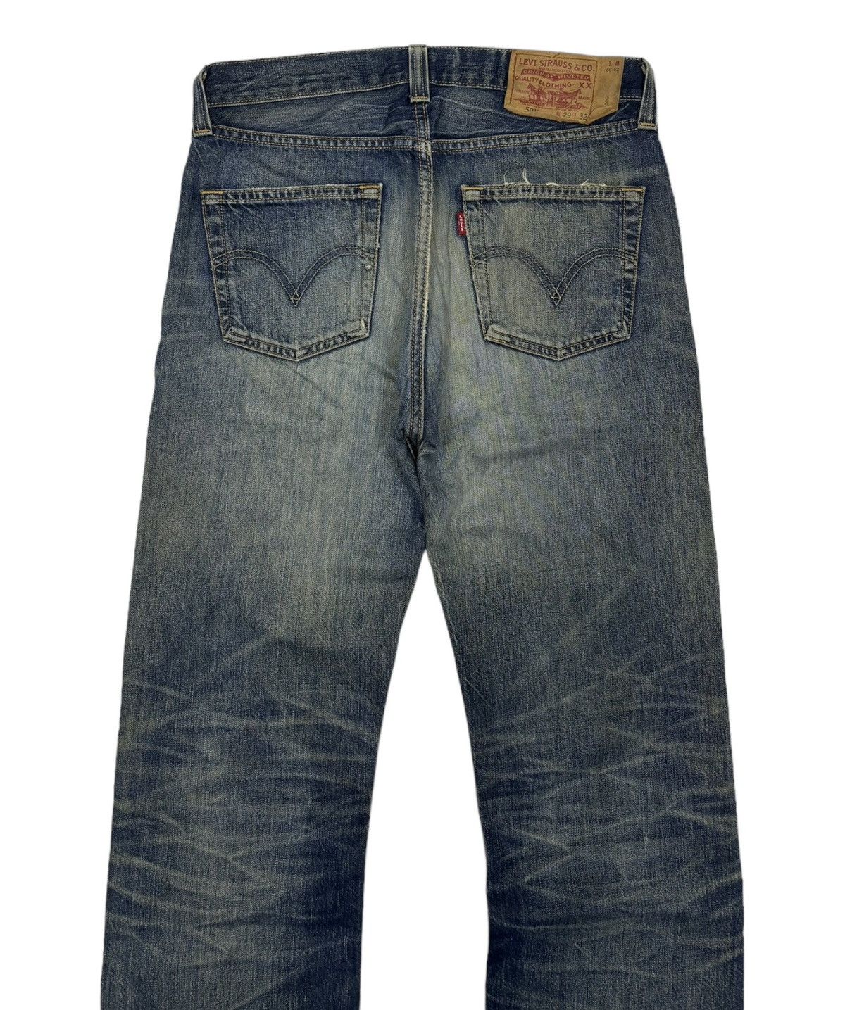 Levi's 🔥Levis 501 Japan Distressed Denim Jeans Size US 30 / EU 46 - 6 Thumbnail