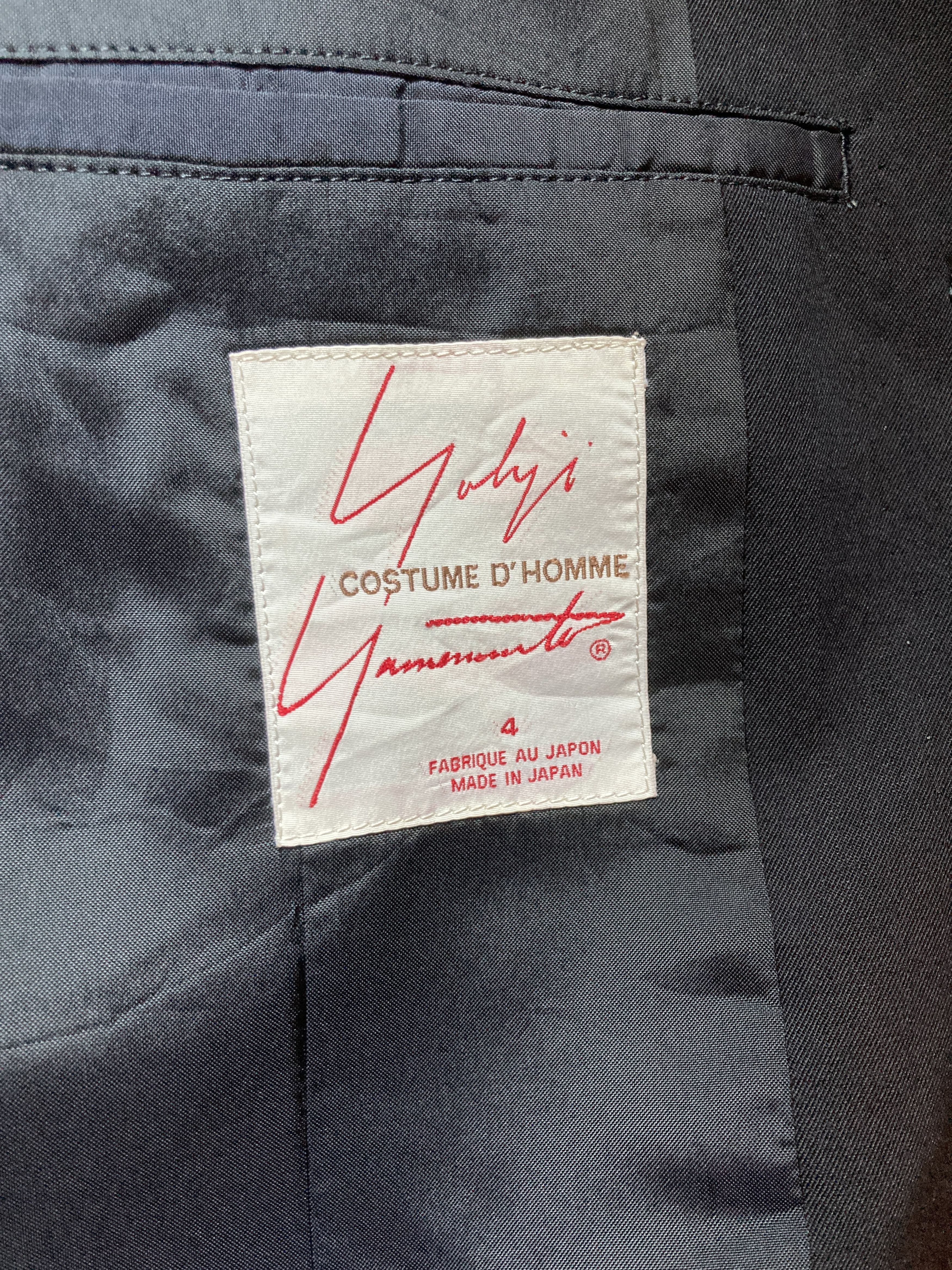 Yohji Yamamoto Yohji Yamamoto Rour Homme Costume D'Homme Blazer Jacket Size US XL / EU 56 / 4 - 7 Thumbnail