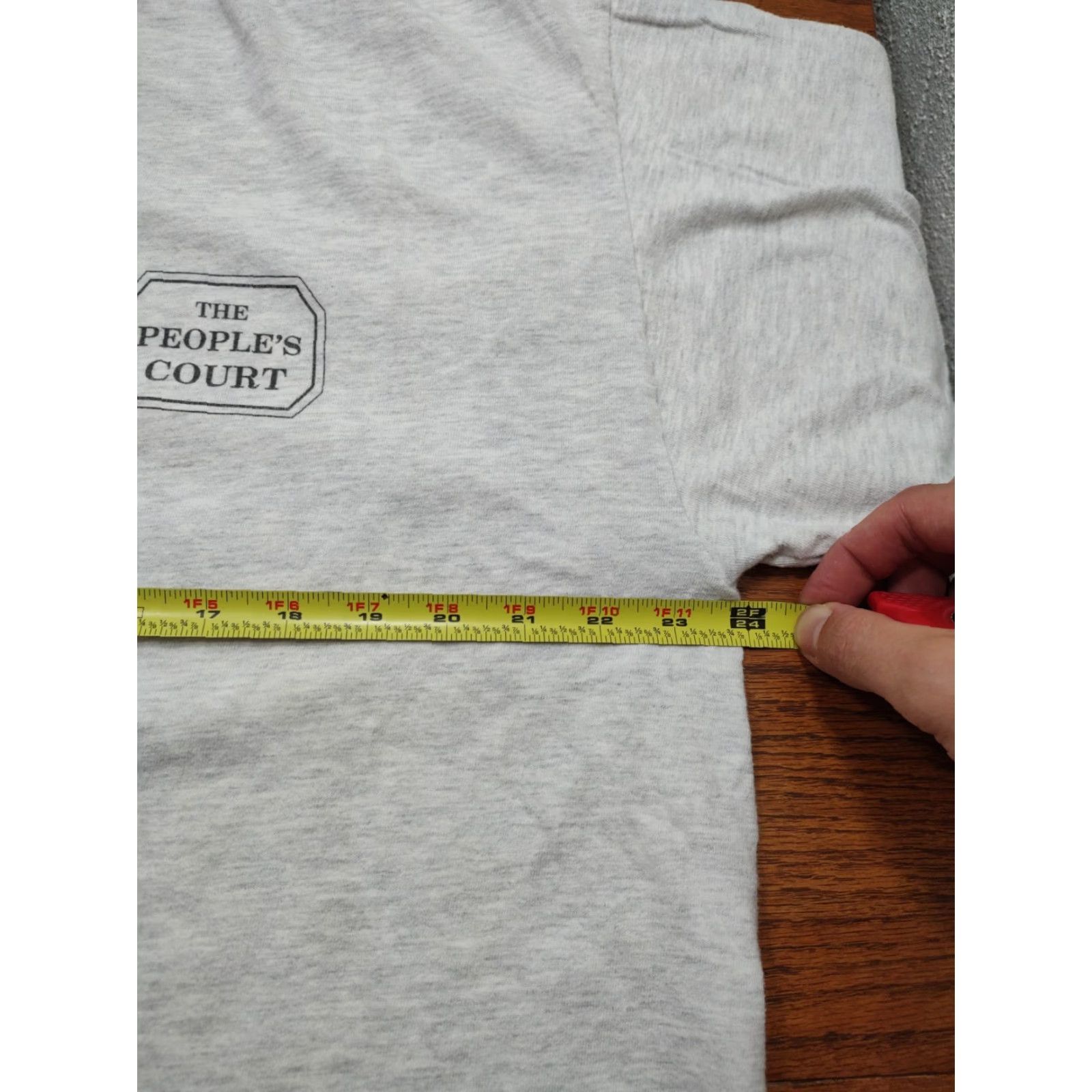 Hanes VINTAGE Koch Rules The Peoples Court Logo RIP Tee TShirt XL Mayor Hanes Gray 90s Unisex T-Shirt Short Sleeve Round Neck Logo Shirt Size US L / EU 52-54 / 3 - 7 Thumbnail