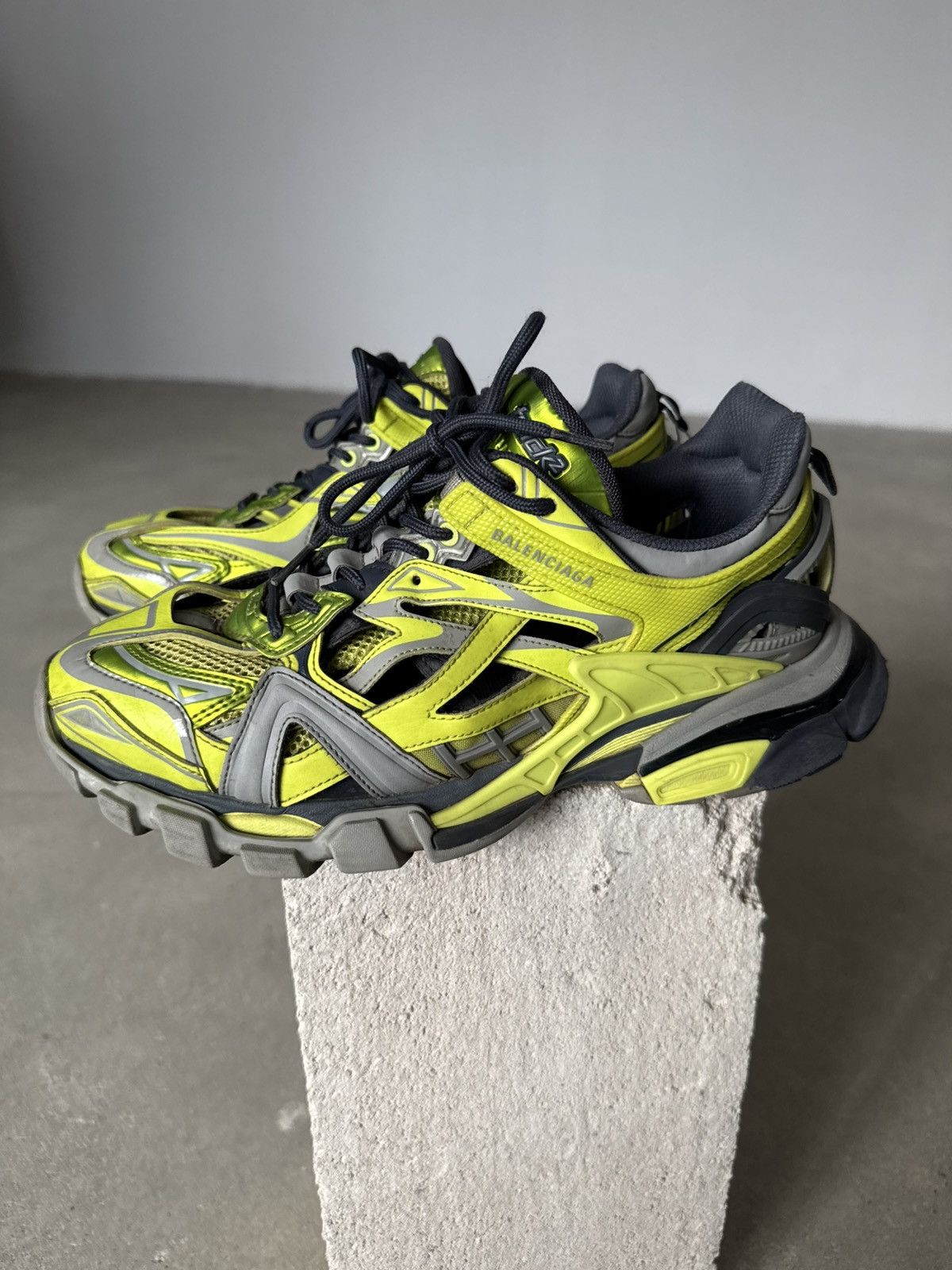Balenciaga Balenciaga Track 2.0 Sneakers Green Grey Size US 8.5 / EU 41-42 - 18 Thumbnail