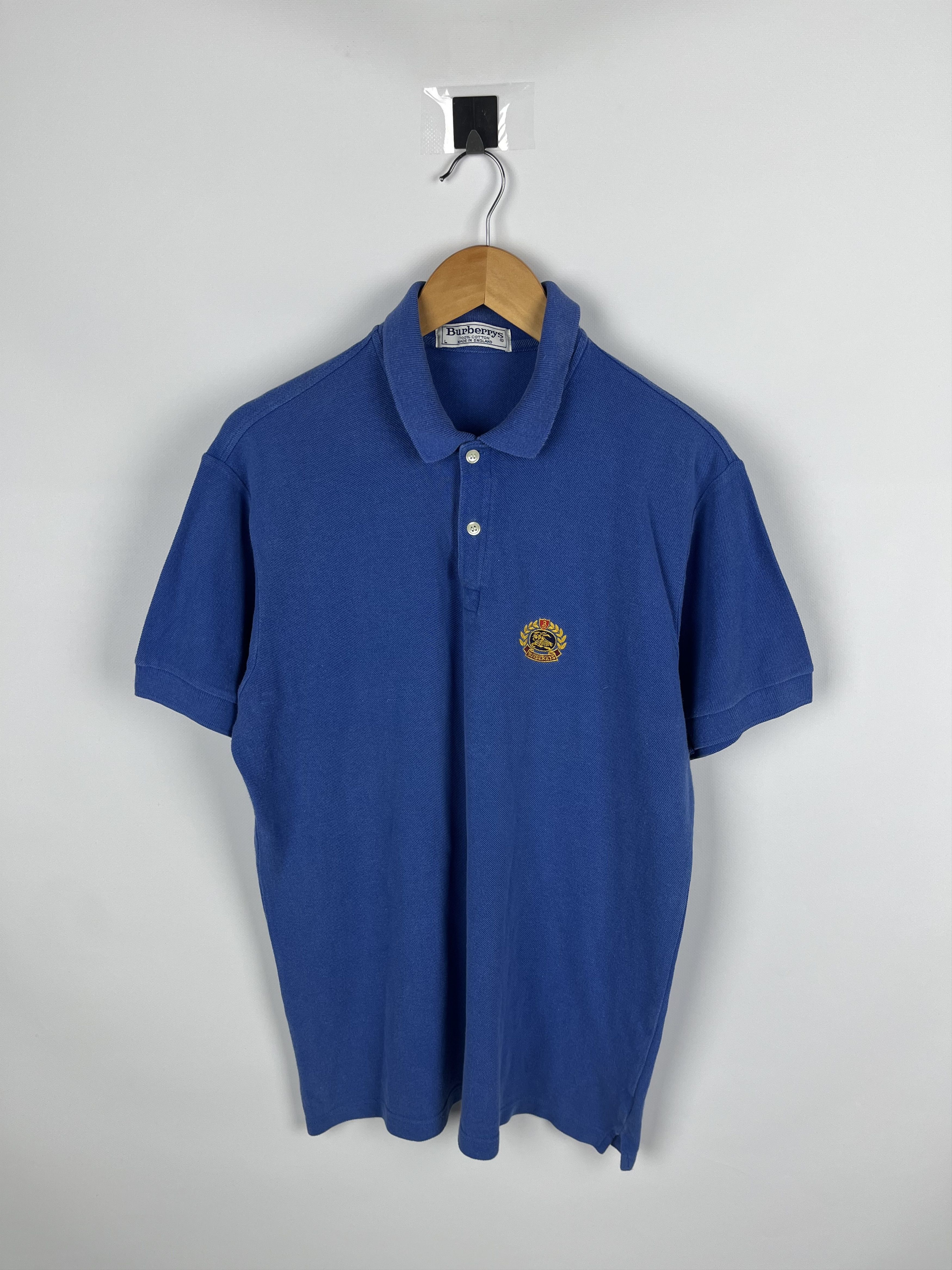 Burberry Burberrys Vintage Polo Shirt 90s Size Large Size US L / EU 52-54 / 3 - 1 Thumbnail