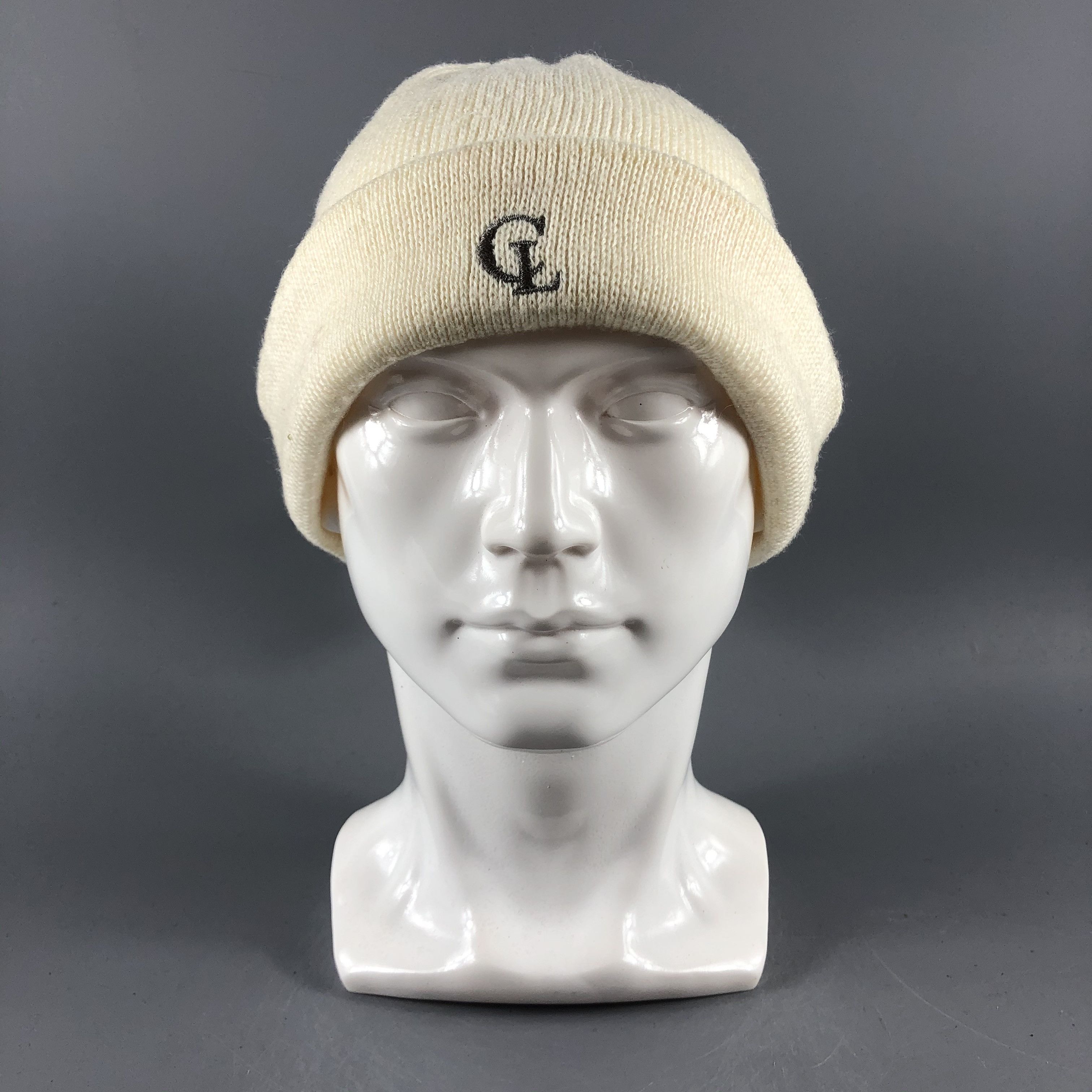 image of Vintage Castellani Beanie Plain Hats Ski Snow Hat Snow Cap B1231, Men's