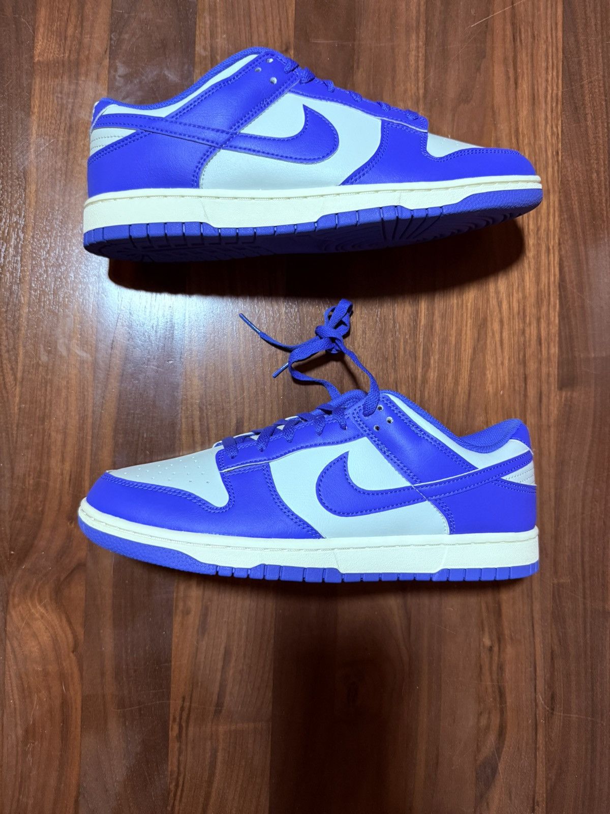 Nike Nike Dunk Low Retro Detroit Lions Silver/Photo Blue Size 11 Size US 11 / EU 44 - 2 Thumbnail