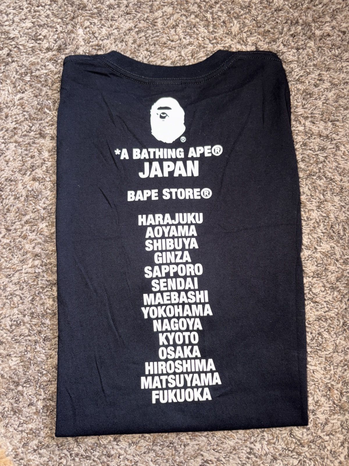 Bape Bape-Japan Exclusive Logo Tee Size US XL / EU 56 / 4 - 3 Thumbnail