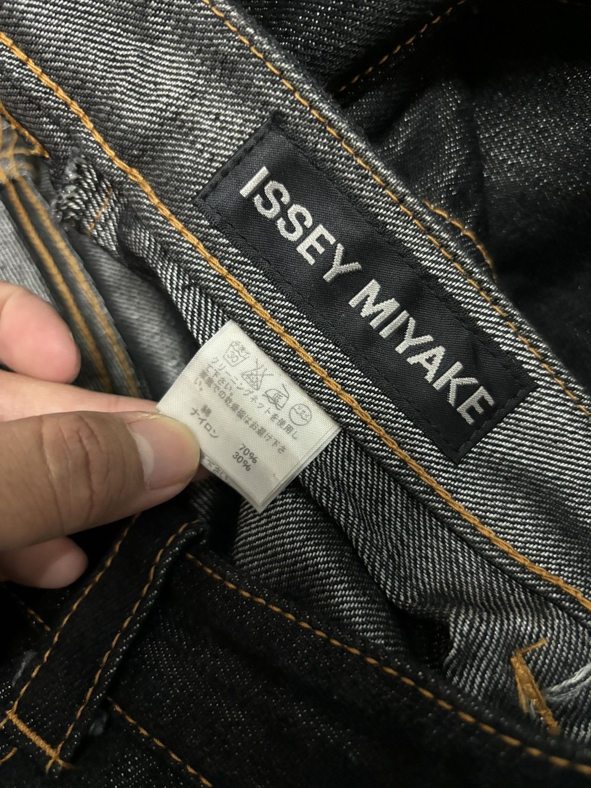 Issey Miyake Rare Like New Issey Miyake Indigo Denim Jeans Size US 33 - 1 Thumbnail