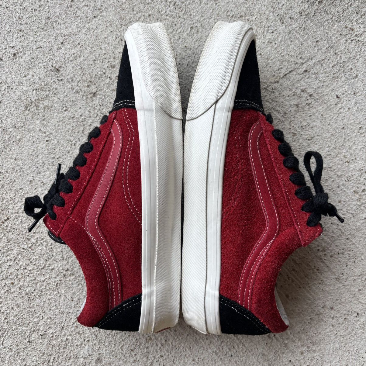 Vans Vault OG LX Old Skool Red Chili Pepper Black Suede Size 9 Size US 9 / EU 42 - 5 Thumbnail