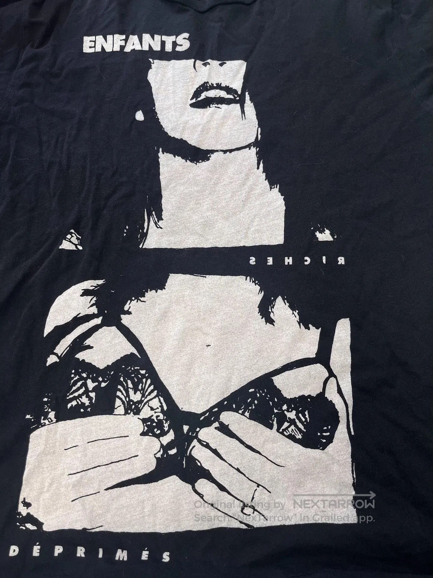 Enfants Riches Deprimes Enfants Riches Deprimes Black Portrait T. Size L / US 10 / IT 46 - 3 Thumbnail