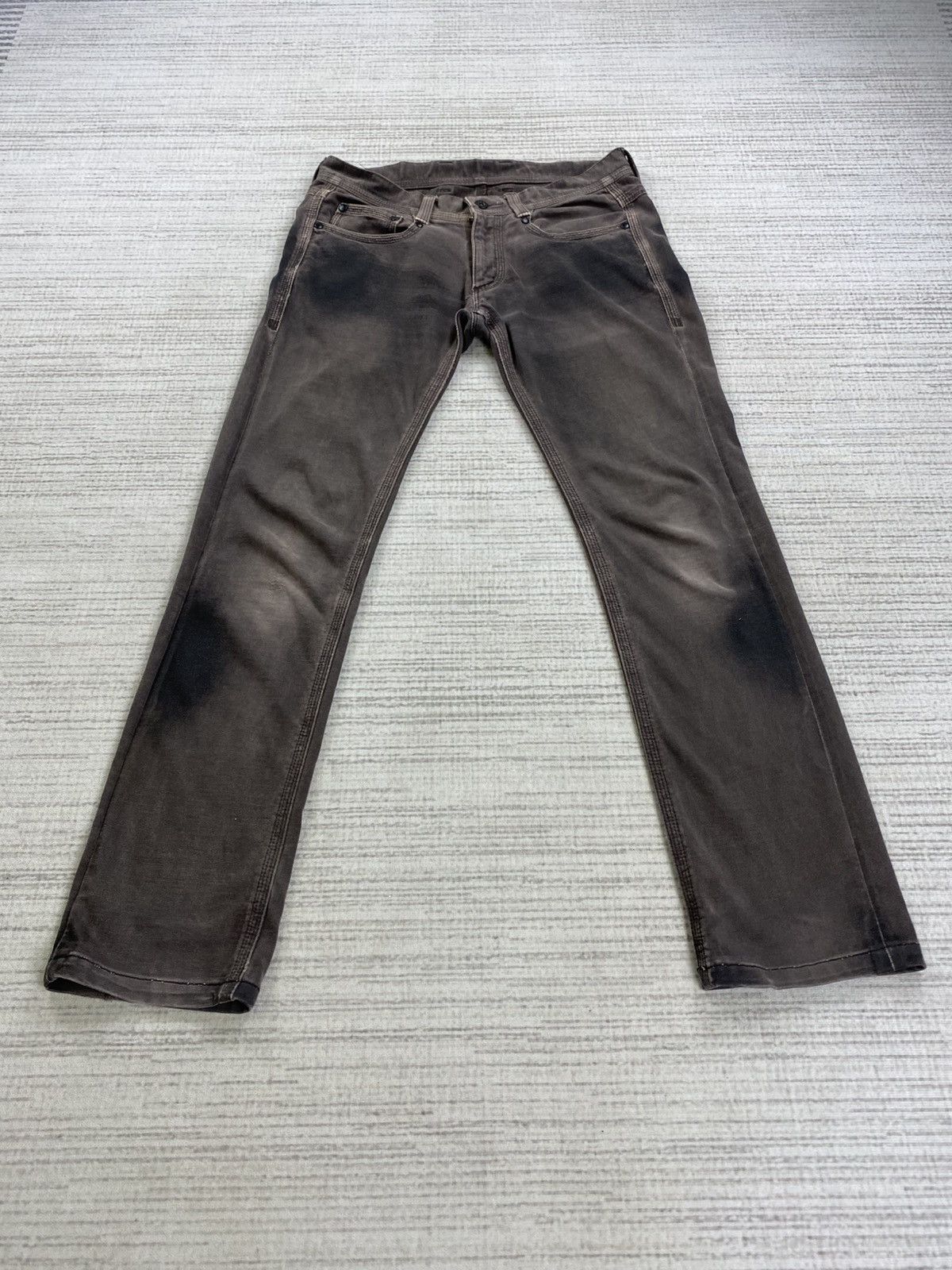 Black Barrett × Neil Barrett × Vintage Vintage Black Barret By Neil Barret Straight CutPants Size US 30 / EU 46 - 1 Thumbnail